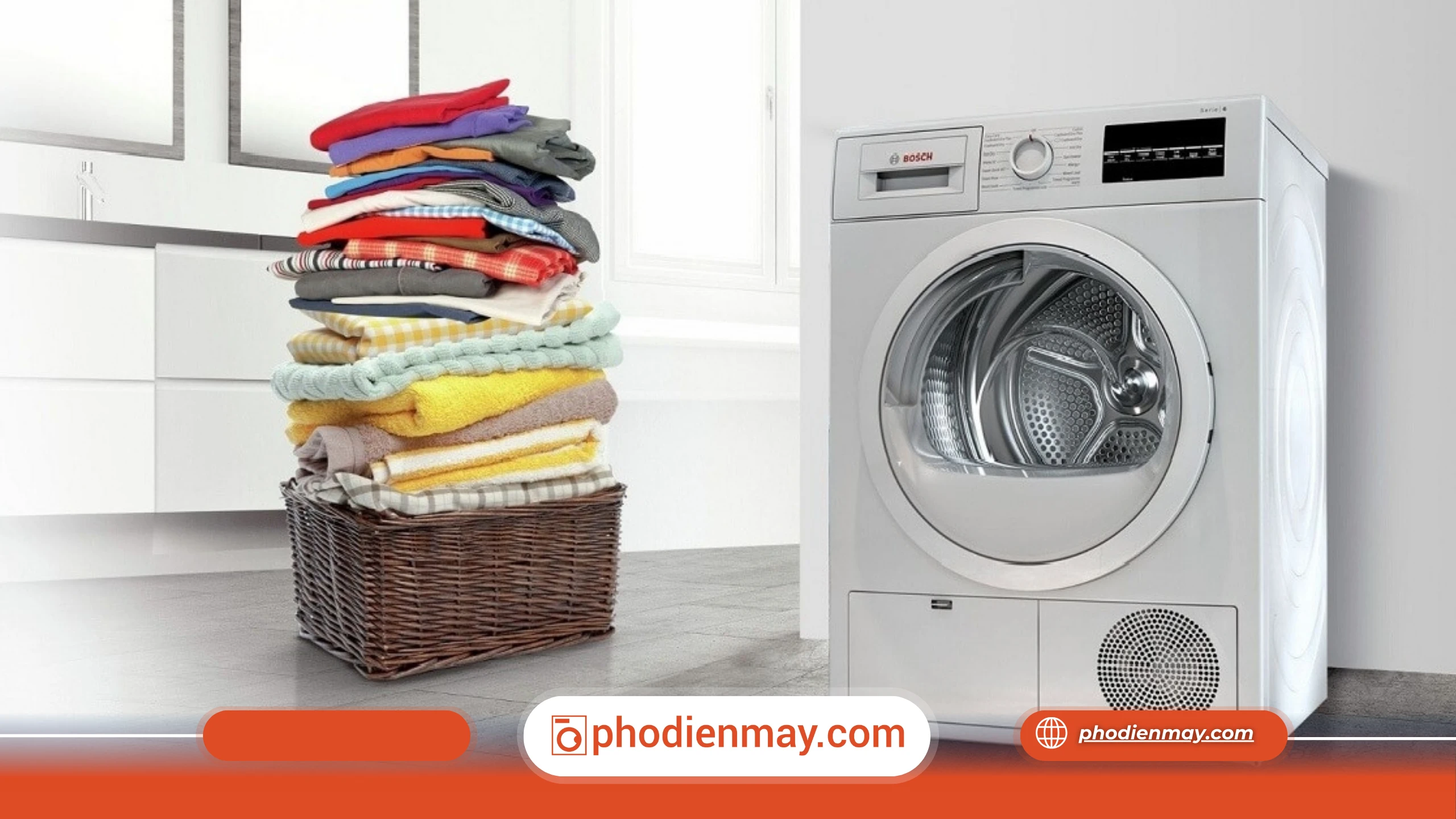 Máy sấy quần áo có tốn điện nhiều không? Một tháng hết bao nhiêu?