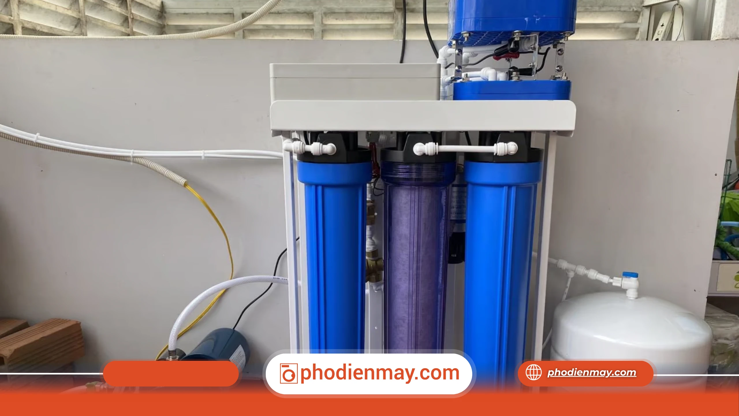 Máy lọc nước có tốn điện và nước thải nhiều không?