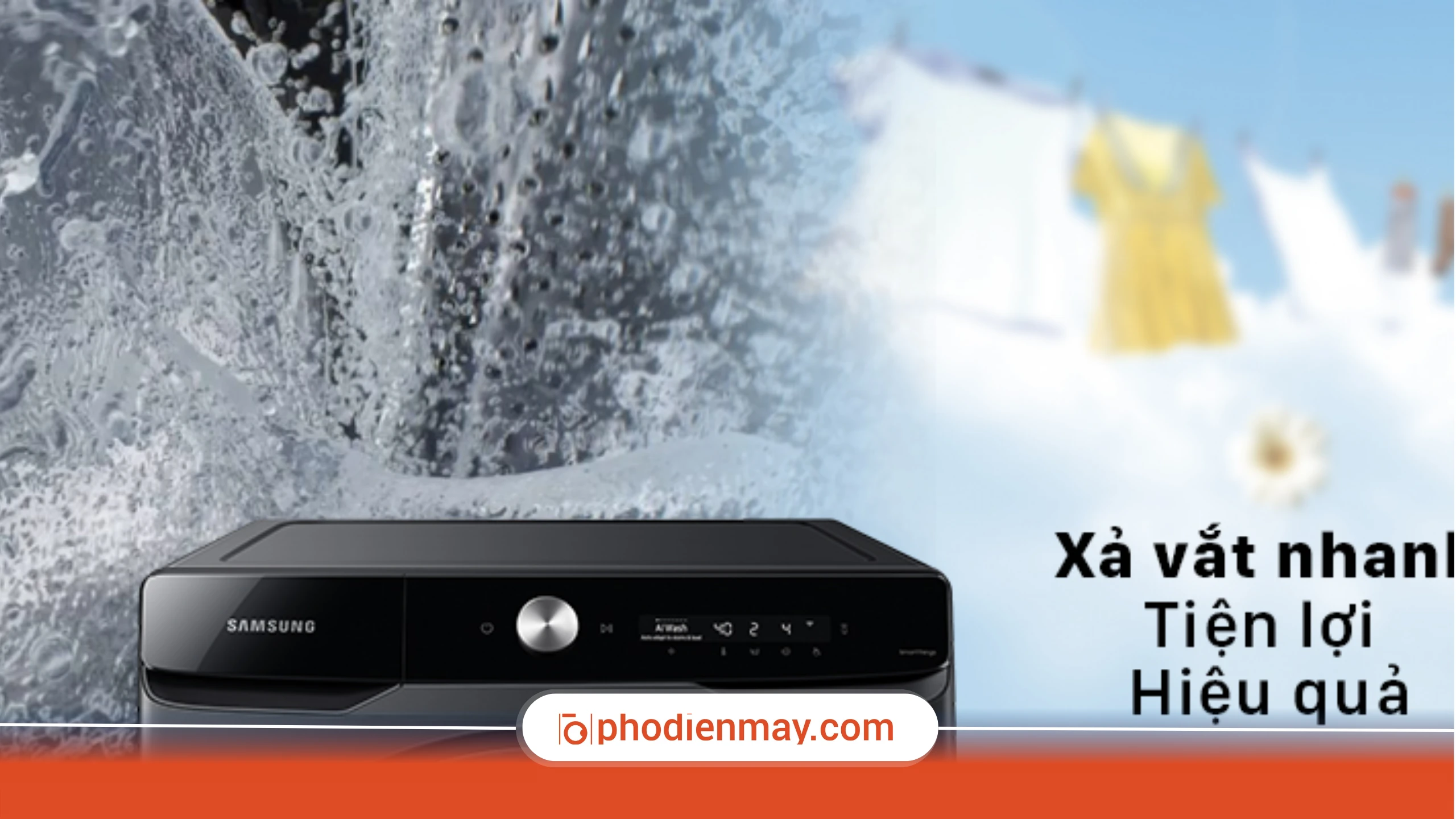 Hướng dẫn sử dụng chức năng máy giặt Samsung