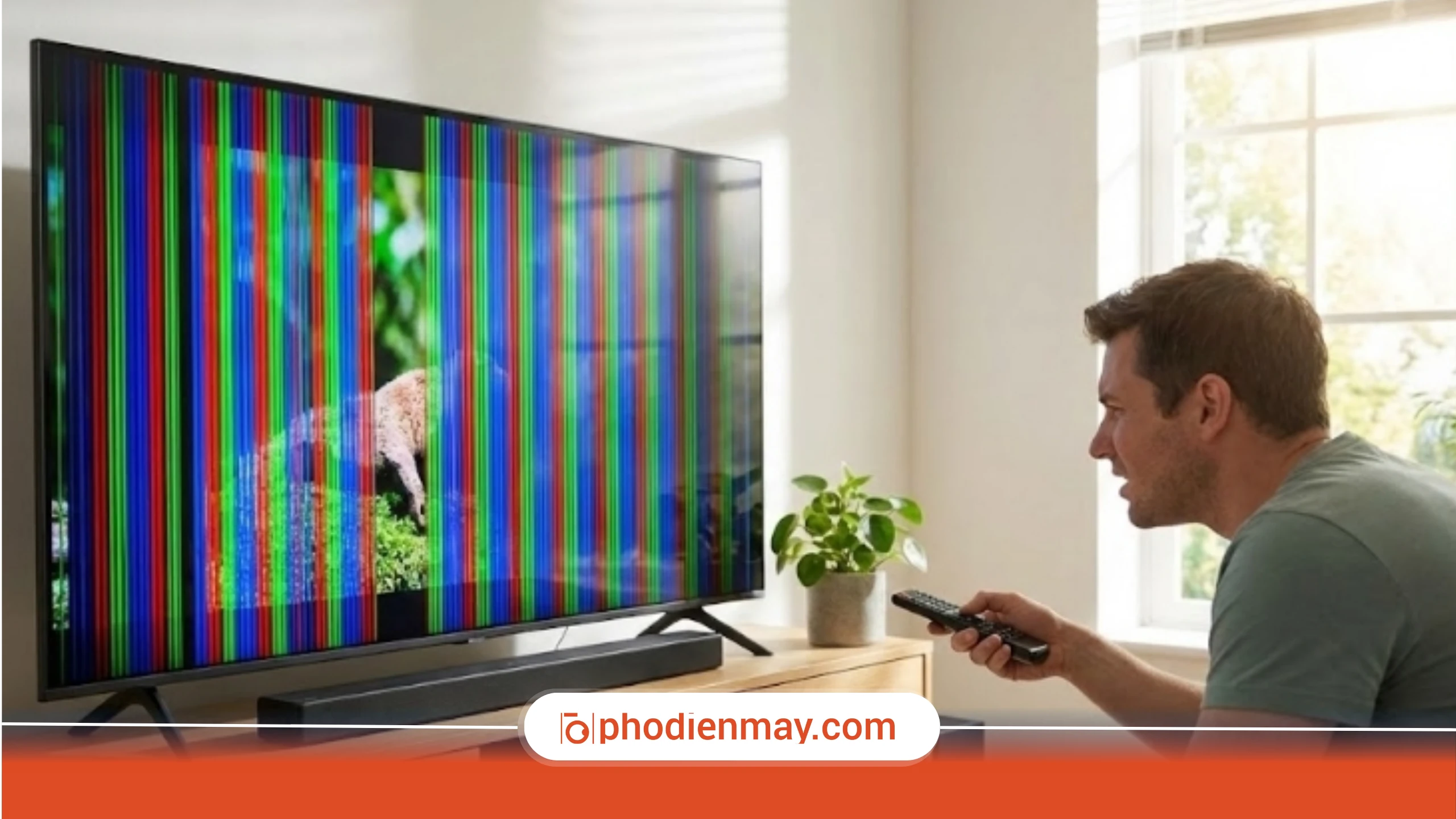 Tivi bị sọc màn hình: Nguyên nhân và cách khắc phục