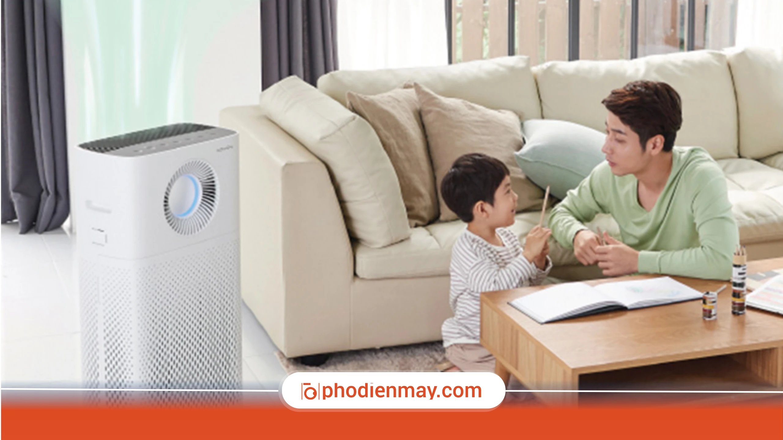 Có nên bật máy lọc không khí cả ngày?