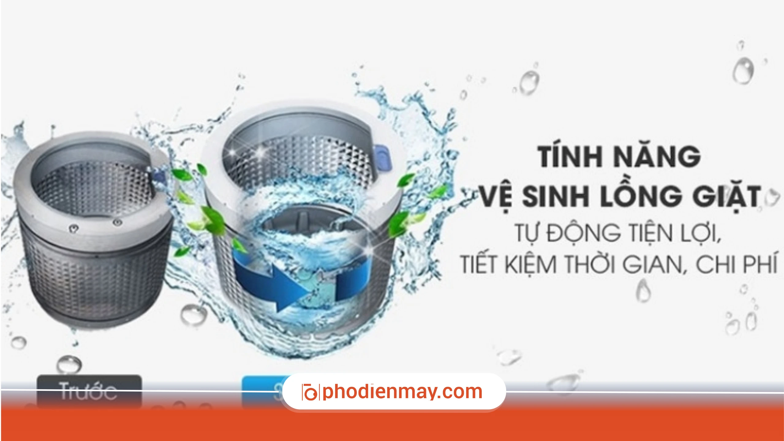 Cách sử dụng chế độ vệ sinh lồng giặt trên máy giặt cực đơn giản