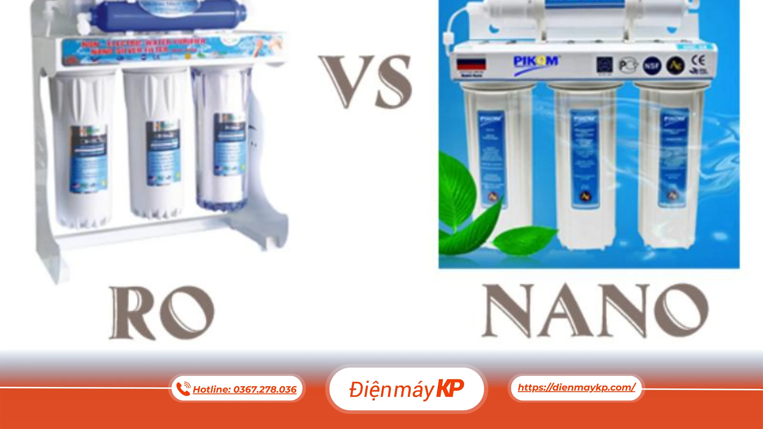 Máy lọc nước RO và Nano khác nhau thế nào?