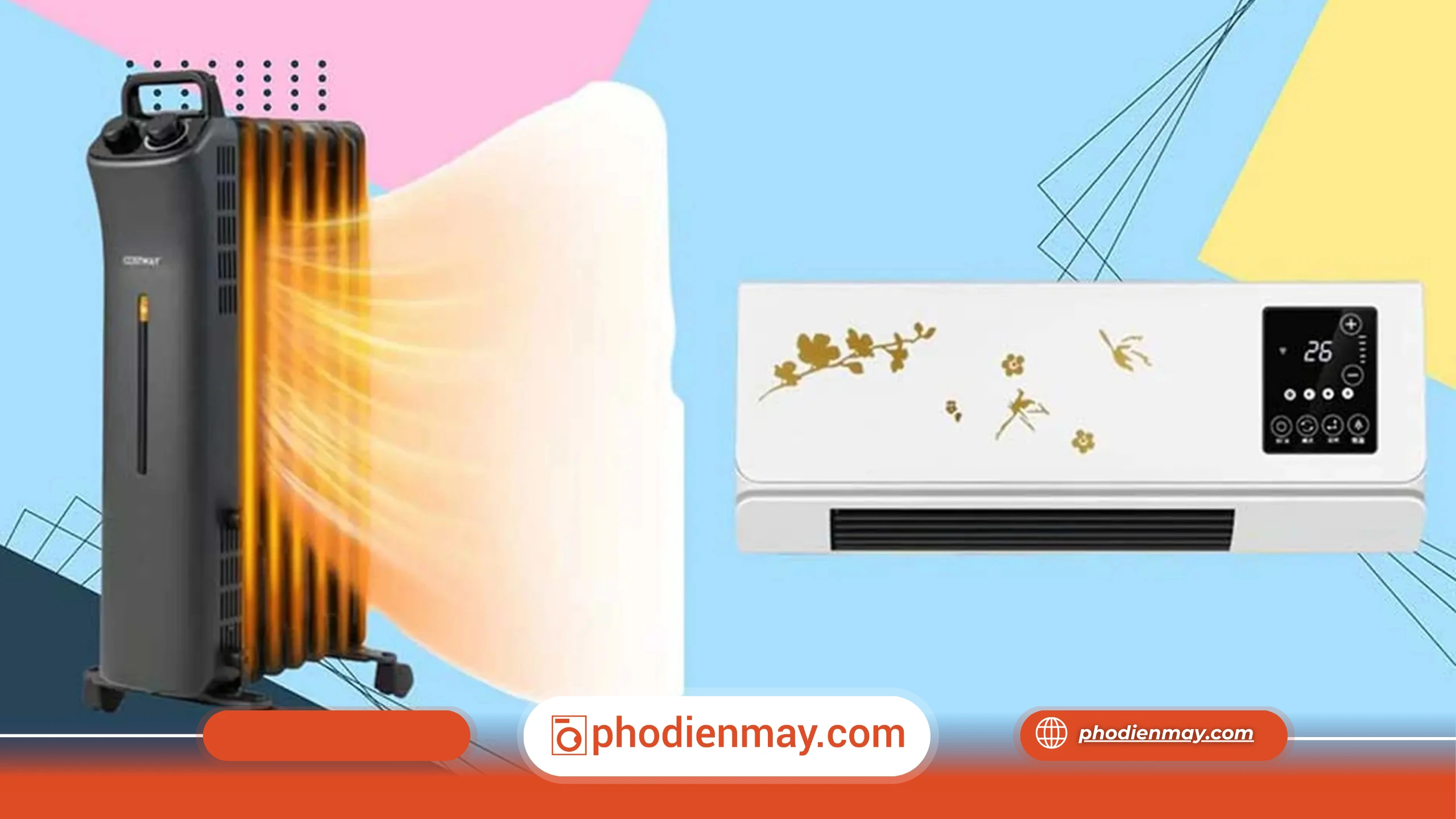 Mua quạt sưởi hay điều hòa 2 chiều