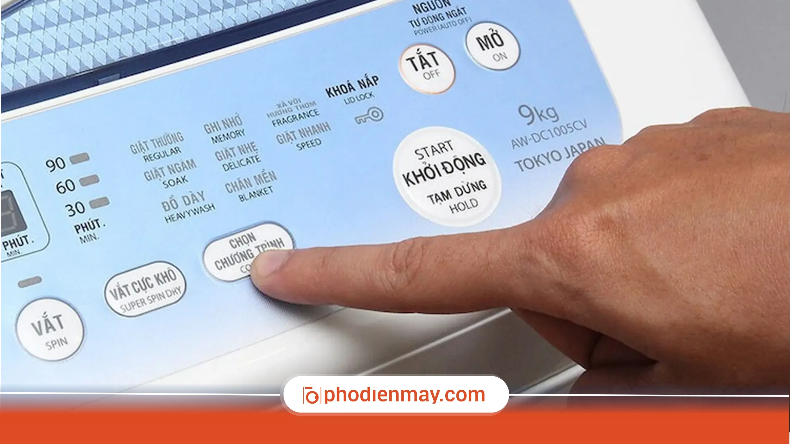 Hướng dẫn cách sử dụng máy giặt Toshiba đúng cách
