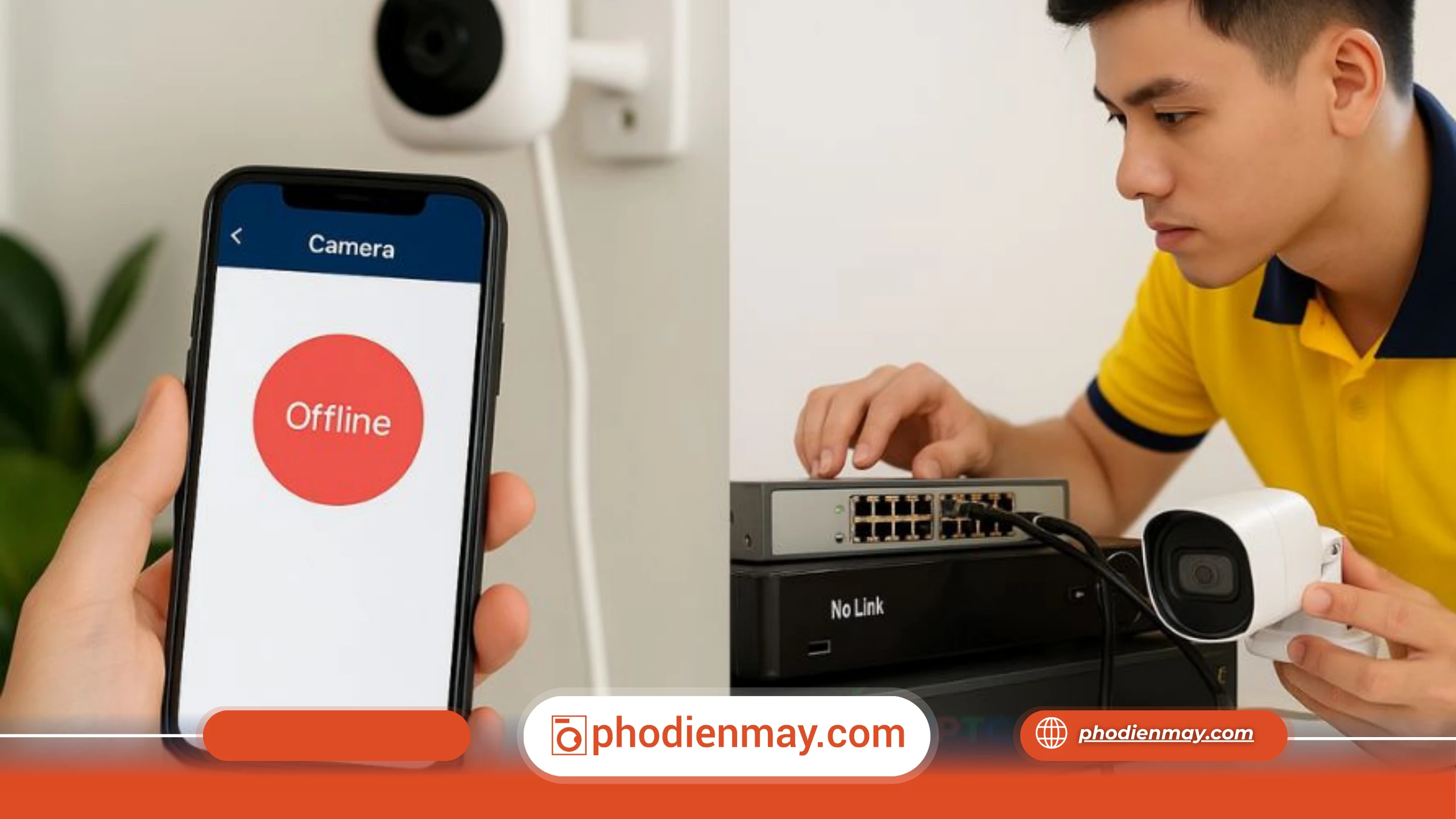 Camera bị mất kết nối WiFi 