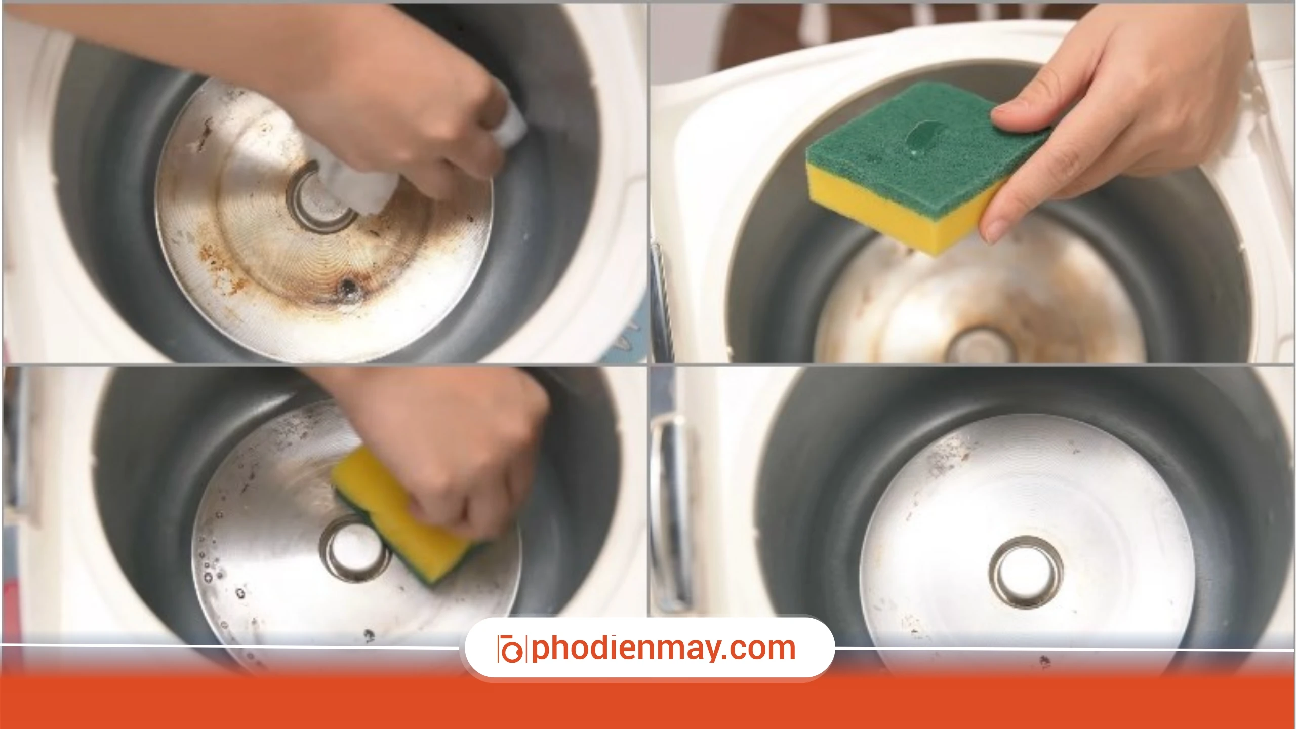 Cách vệ sinh nồi cơm điện đúng cách, hiệu quả