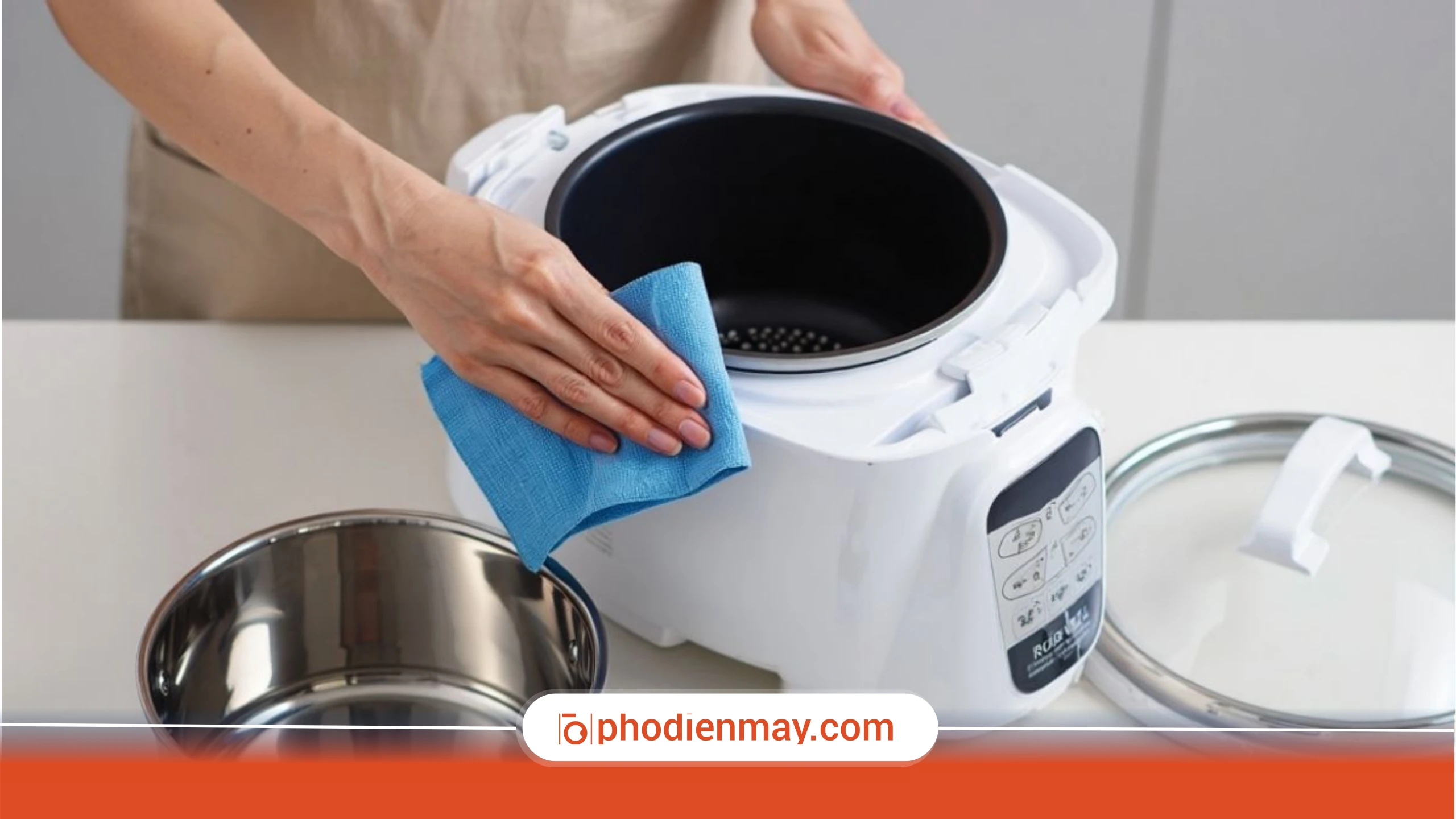 Cách vệ sinh nồi cơm điện đúng cách, hiệu quả