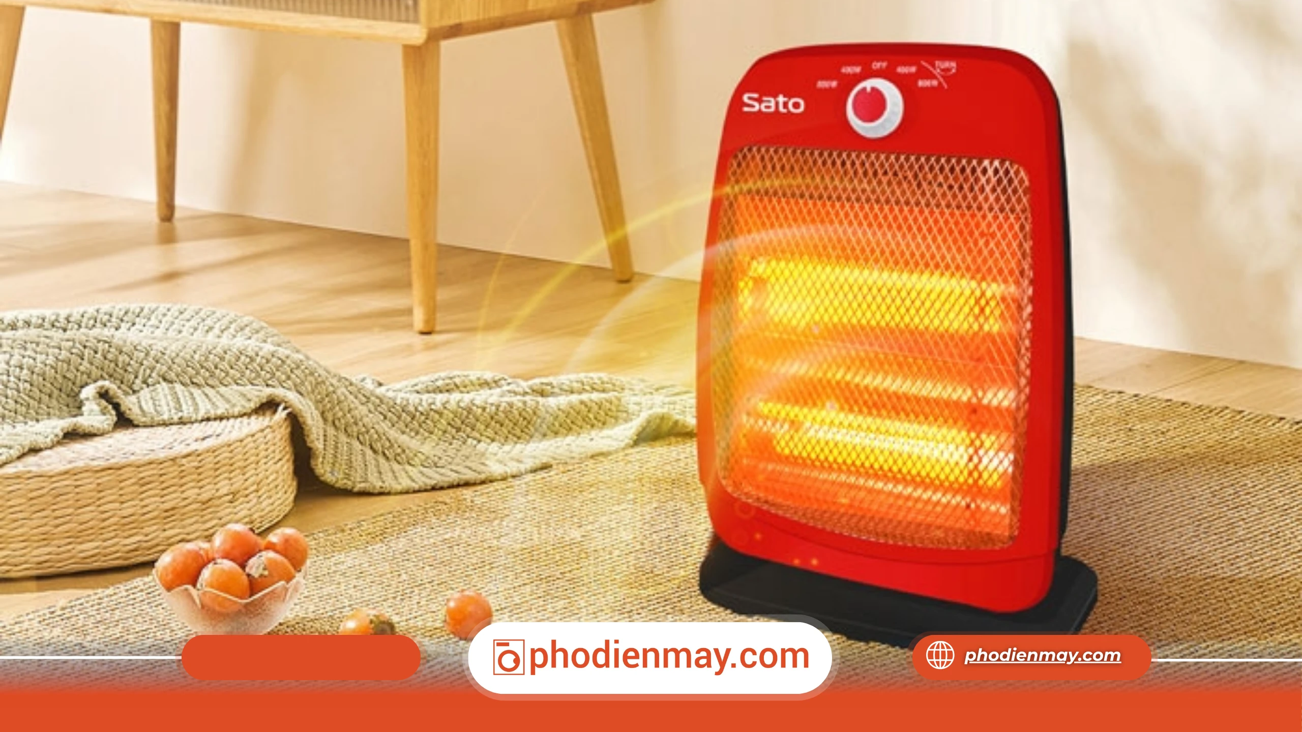 sử dụng quạt sưởi an toàn