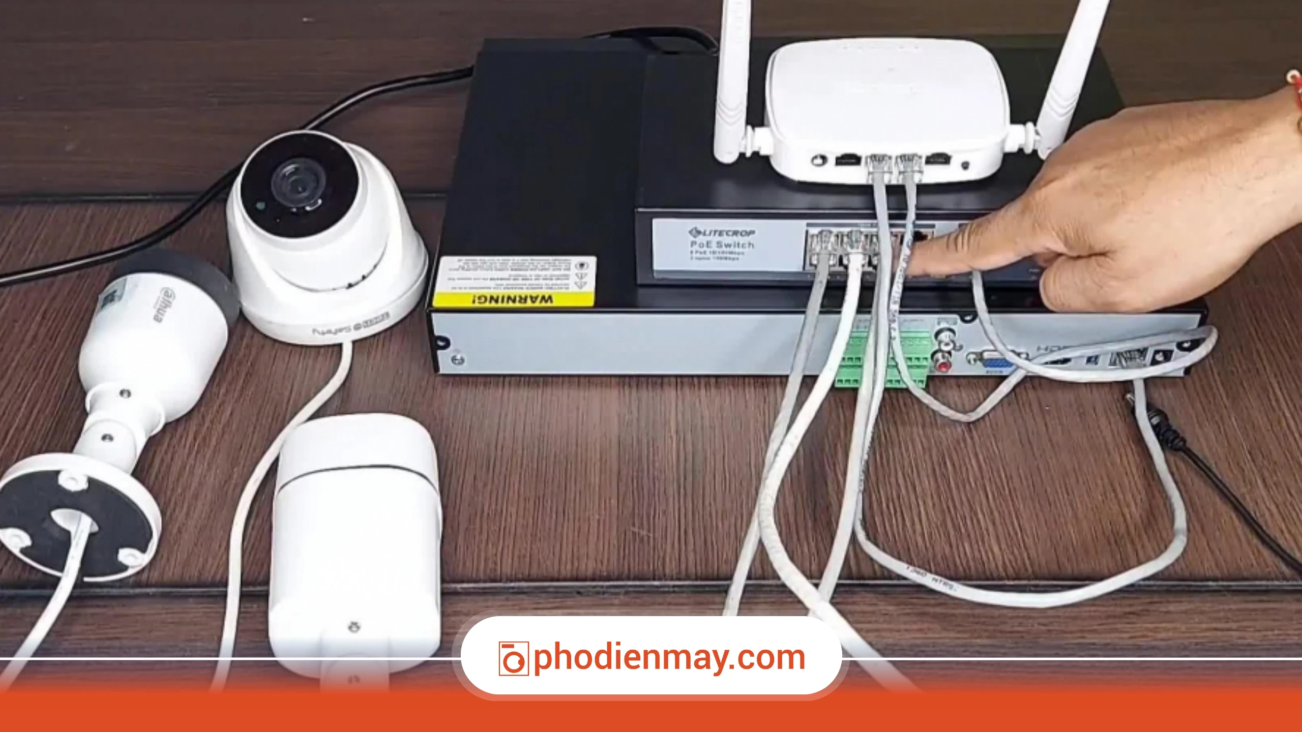 lỗi camera, sửa camera tại nhà, camera không kết nối, Phố Điện Máy