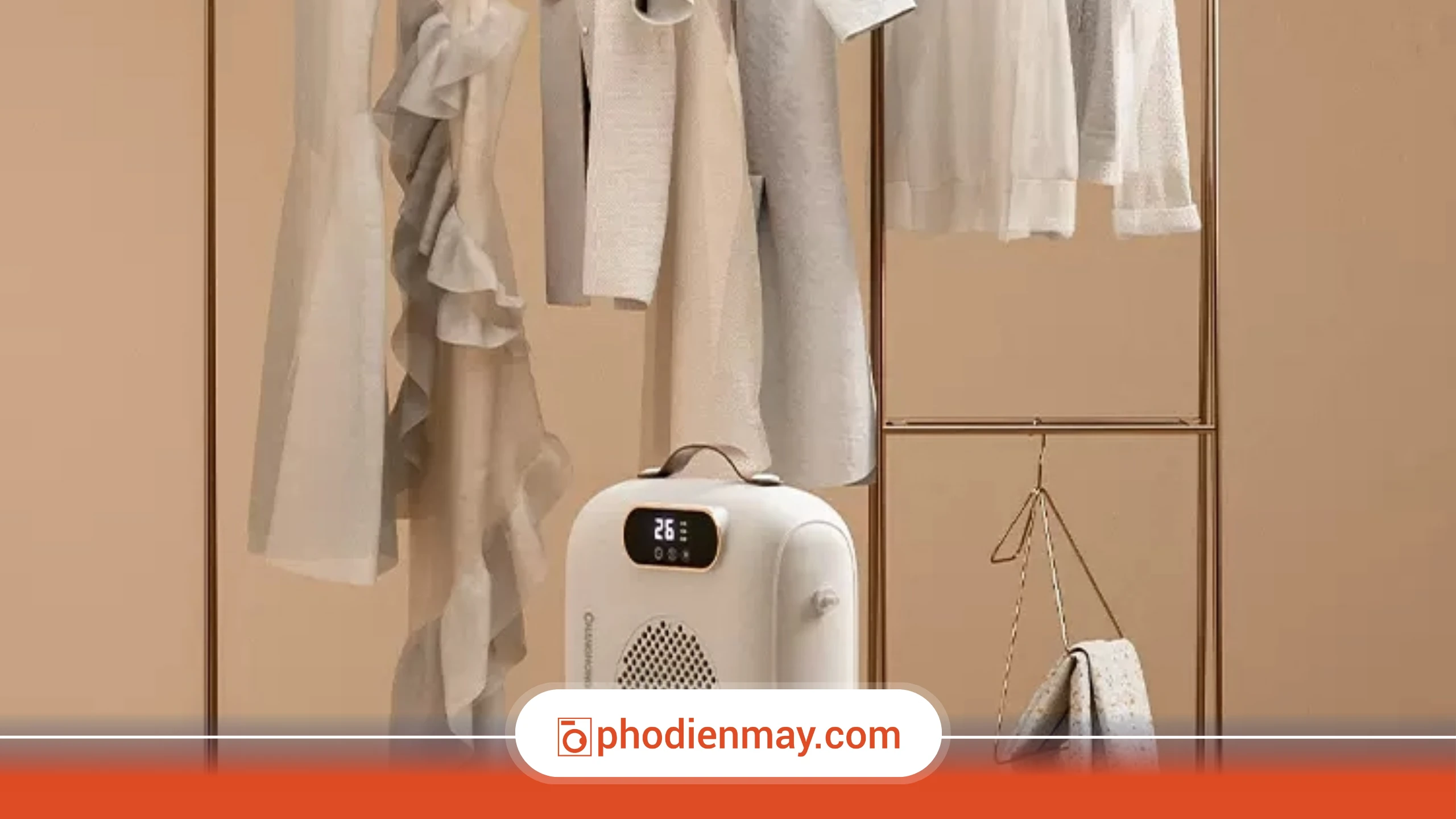 quạt sưởi, hong khô quần áo, dùng quạt sưởi hong quần áo, sử dụng quạt sưởi an toàn