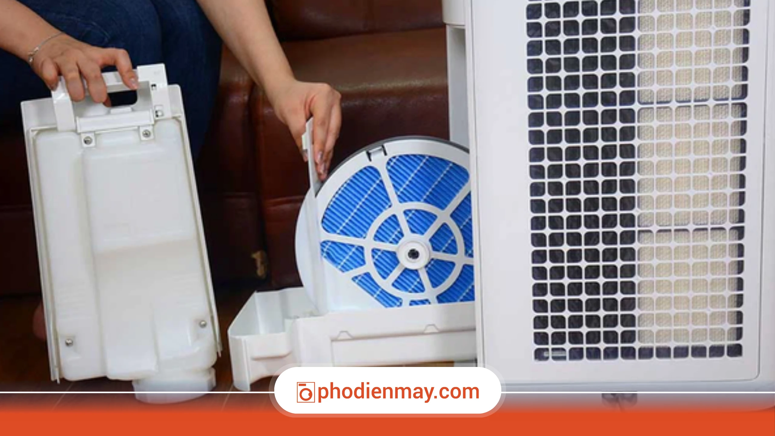 kiểm tra máy lọc không khí, máy lọc không khí lọc hiệu quả, test máy lọc không khí tại nhà, Phố Điện Máy
