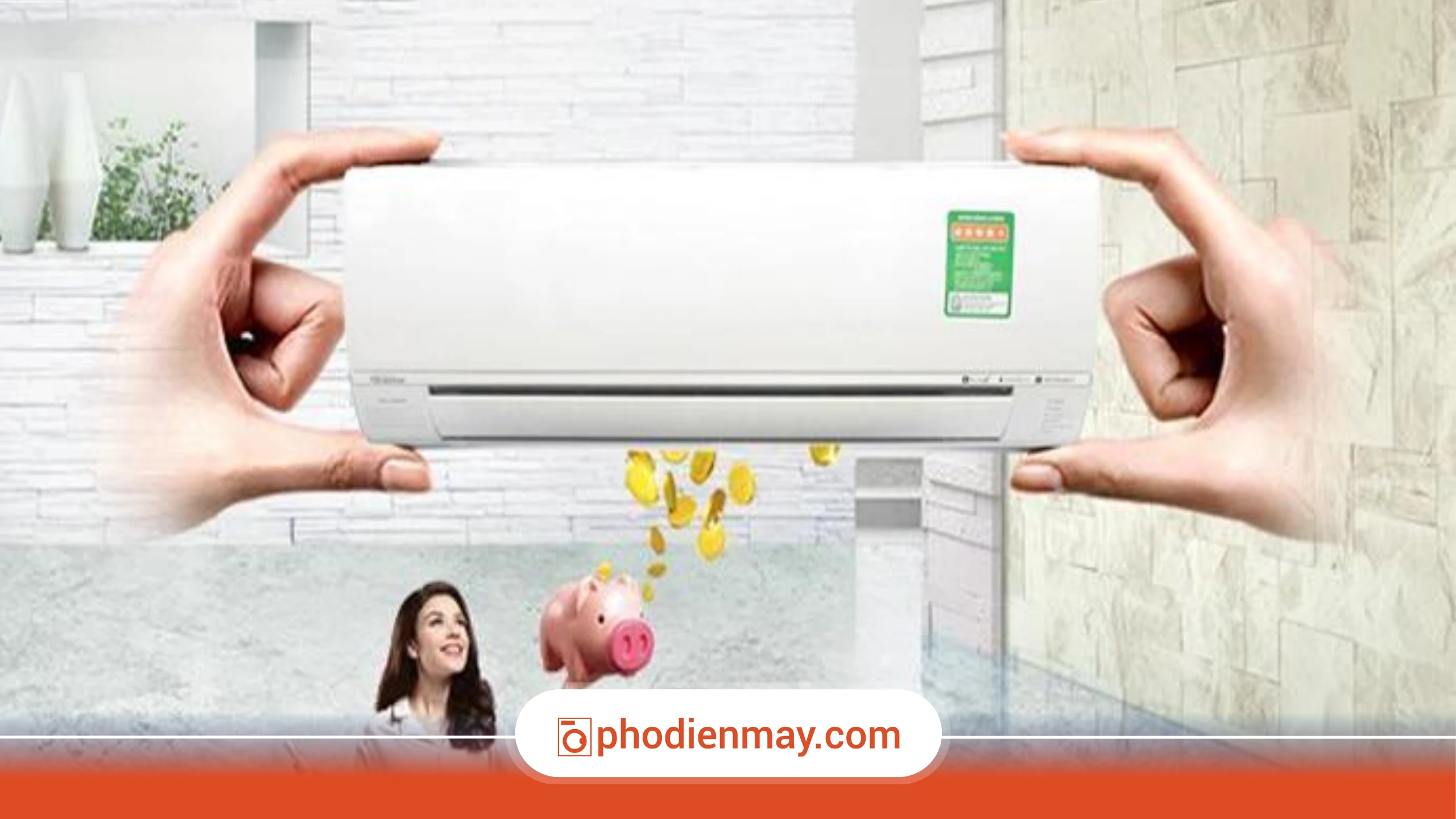 bật điêu hoà tiết kiệm điện
