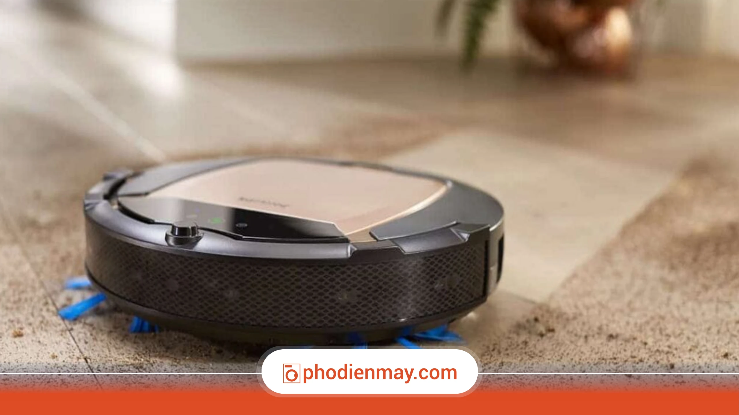 robot hút bụi không sạch, robot hút bụi có mùi khét, cách xử lý robot hút bụi, Phố Điện Máy
