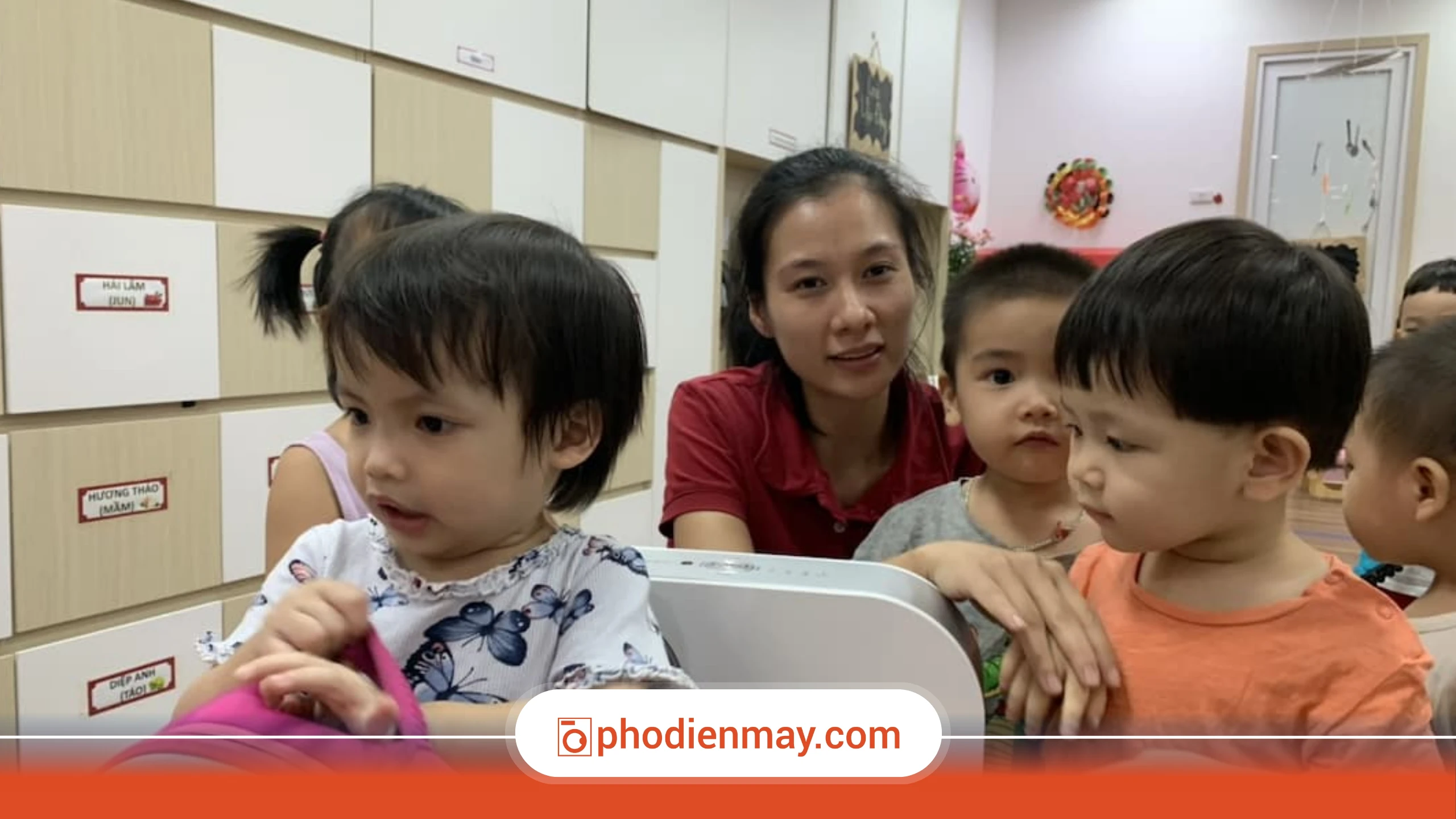 máy lọc không khí tại trường học, máy lọc không khí Phố Điện Máy, lắp đặt máy lọc không khí, máy lọc không khí cho lớp học
