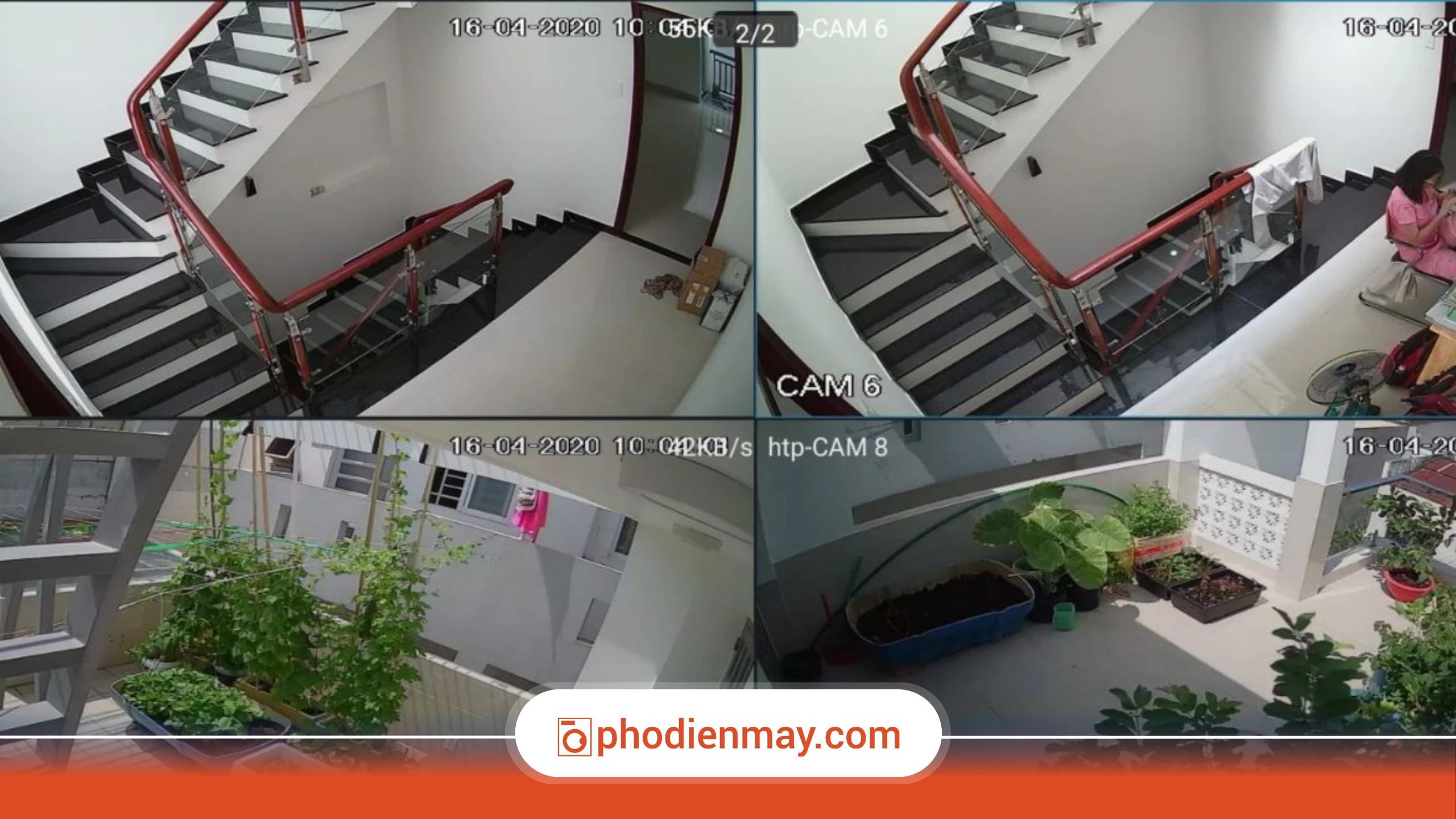 lắp camera an ninh, vị trí lắp camera trong nhà, camera giám sát gia đình, camera Phố Điện Máy
