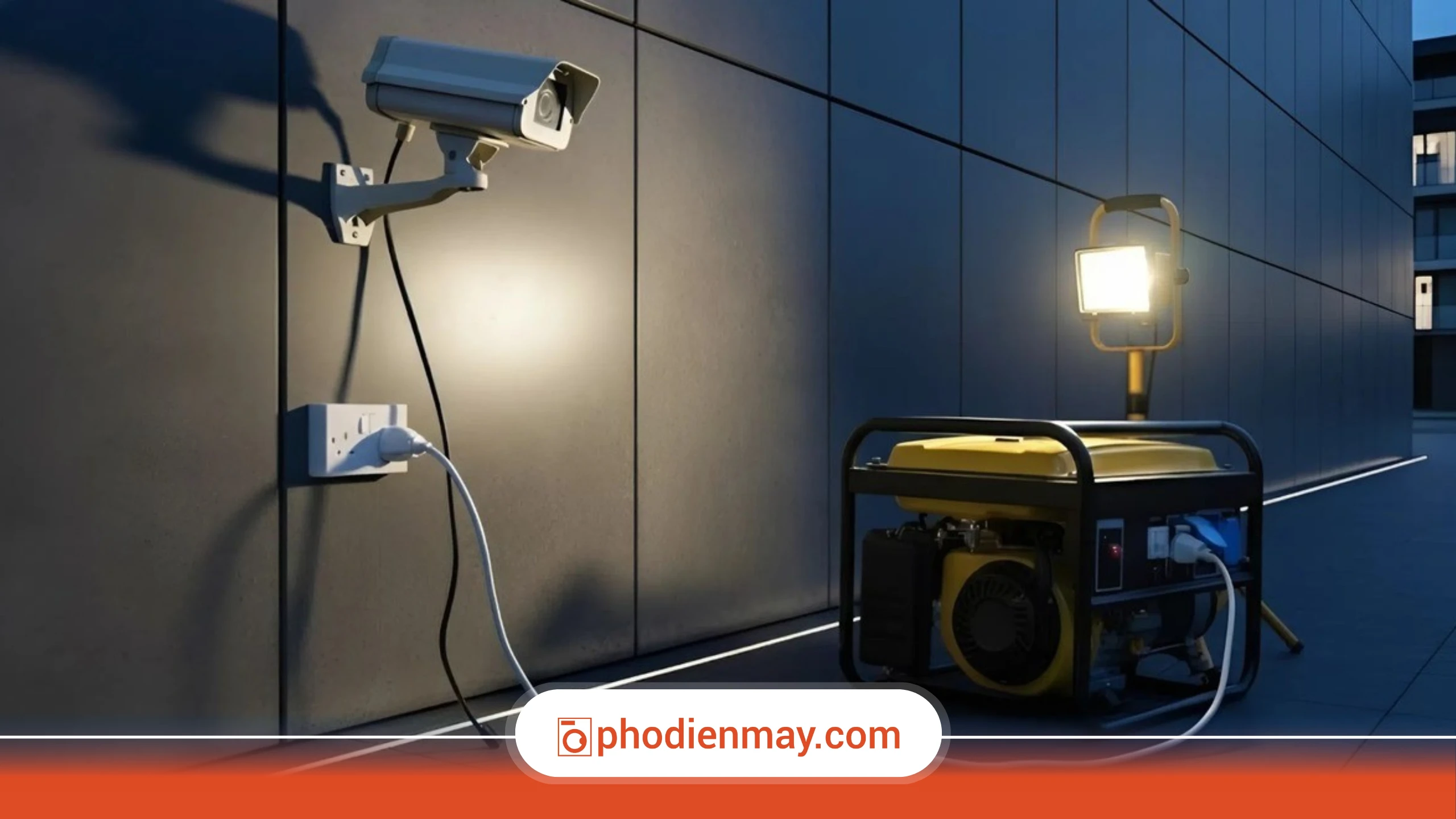 camera dùng khi mất điện, camera có pin dự phòng, camera wifi không dây, camera Phố Điện Máy
