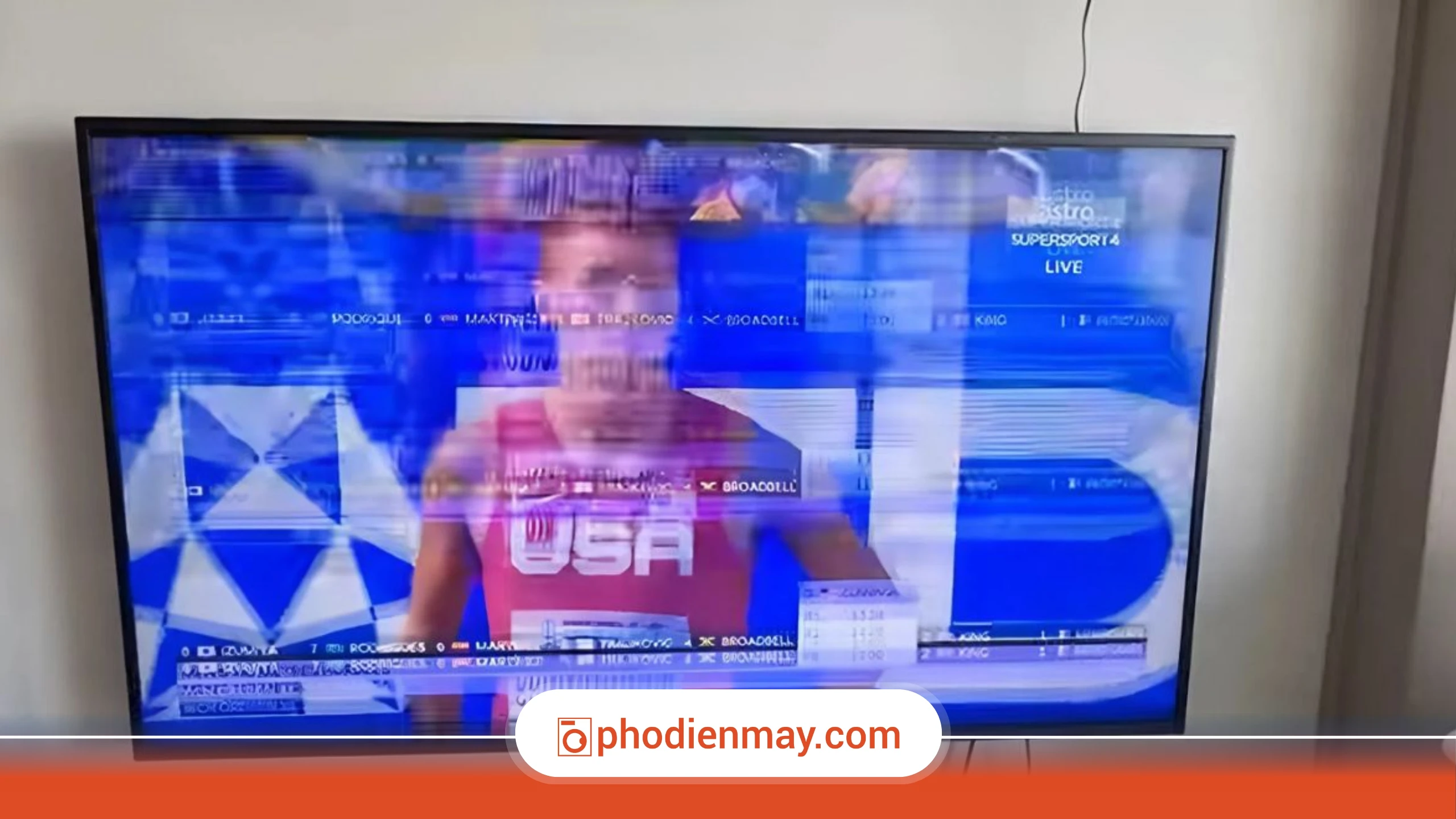 tivi bị chớp màn hình, sửa tivi bị nhấp nháy, lỗi màn hình tivi, Phố Điện Máy