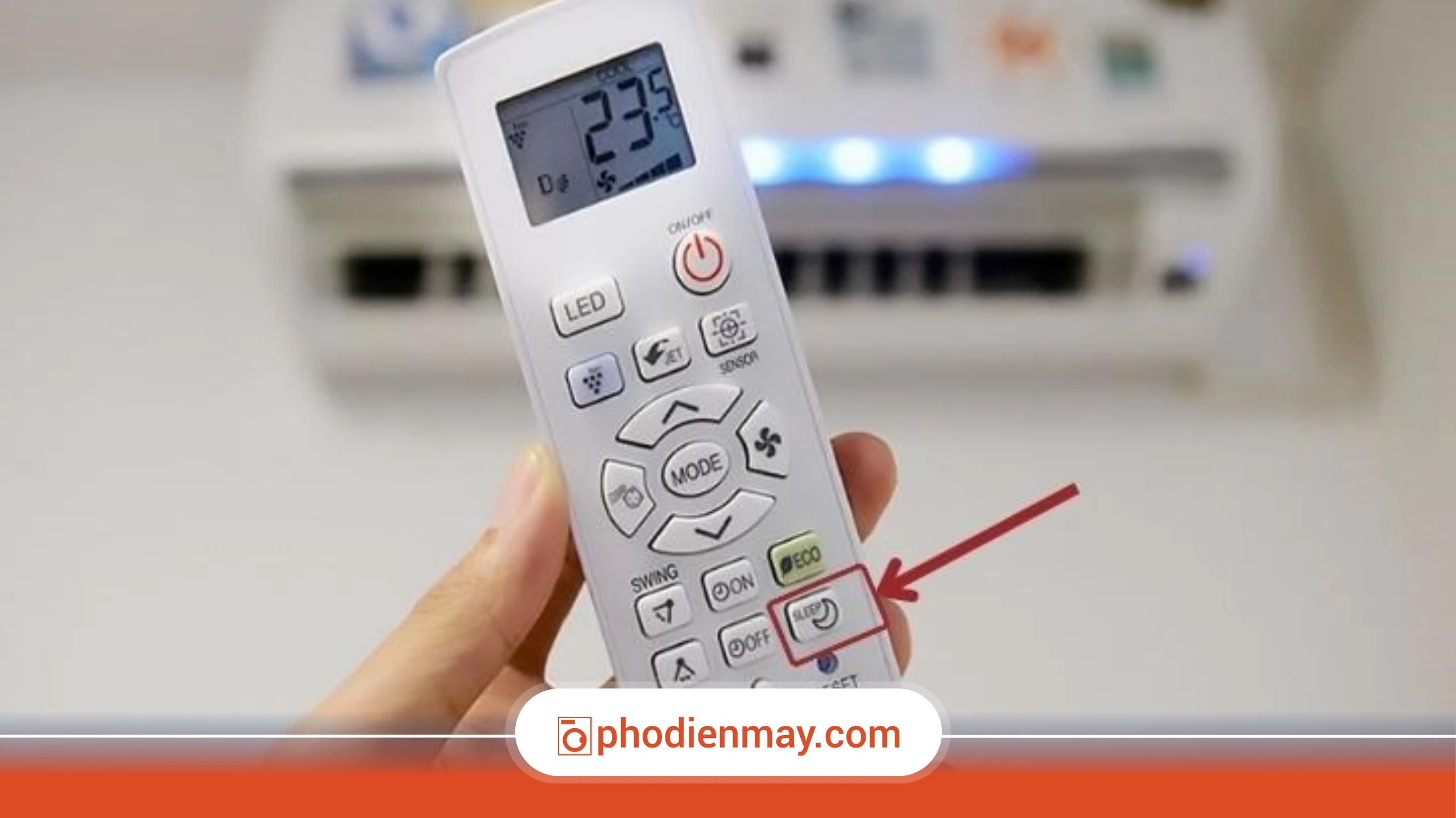 chế độ điều hòa eco, chế độ sleep điều hòa, điều hòa tiết kiệm điện, Phố Điện Máy