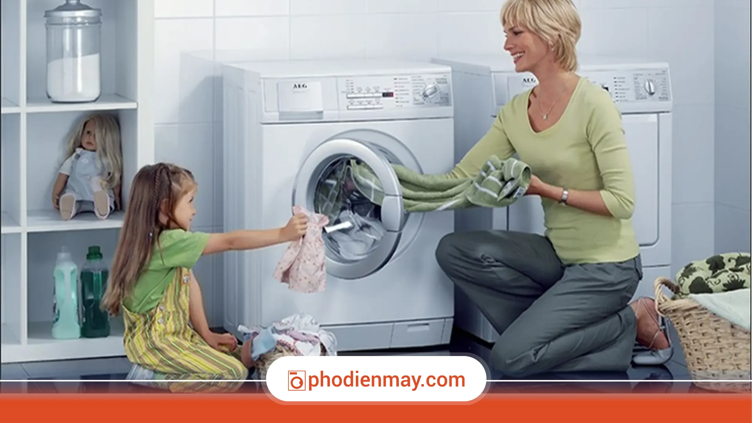 Dùng máy giặt đúng cách giúp tiết kiệm lâu dài