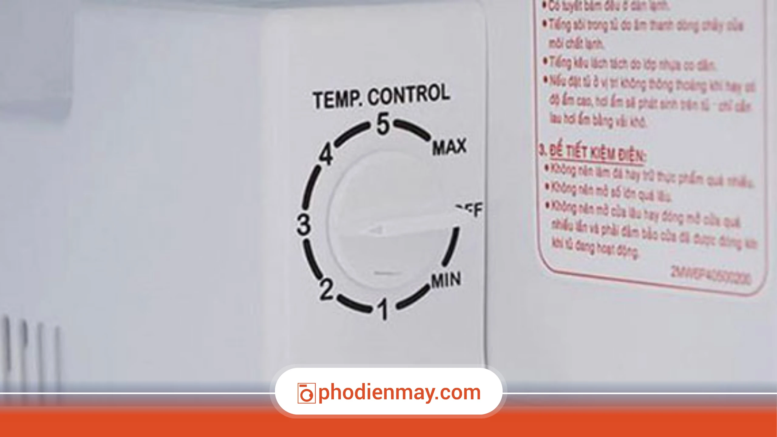 Cách chỉnh nhiệt độ tủ lạnh tiết kiệm điện