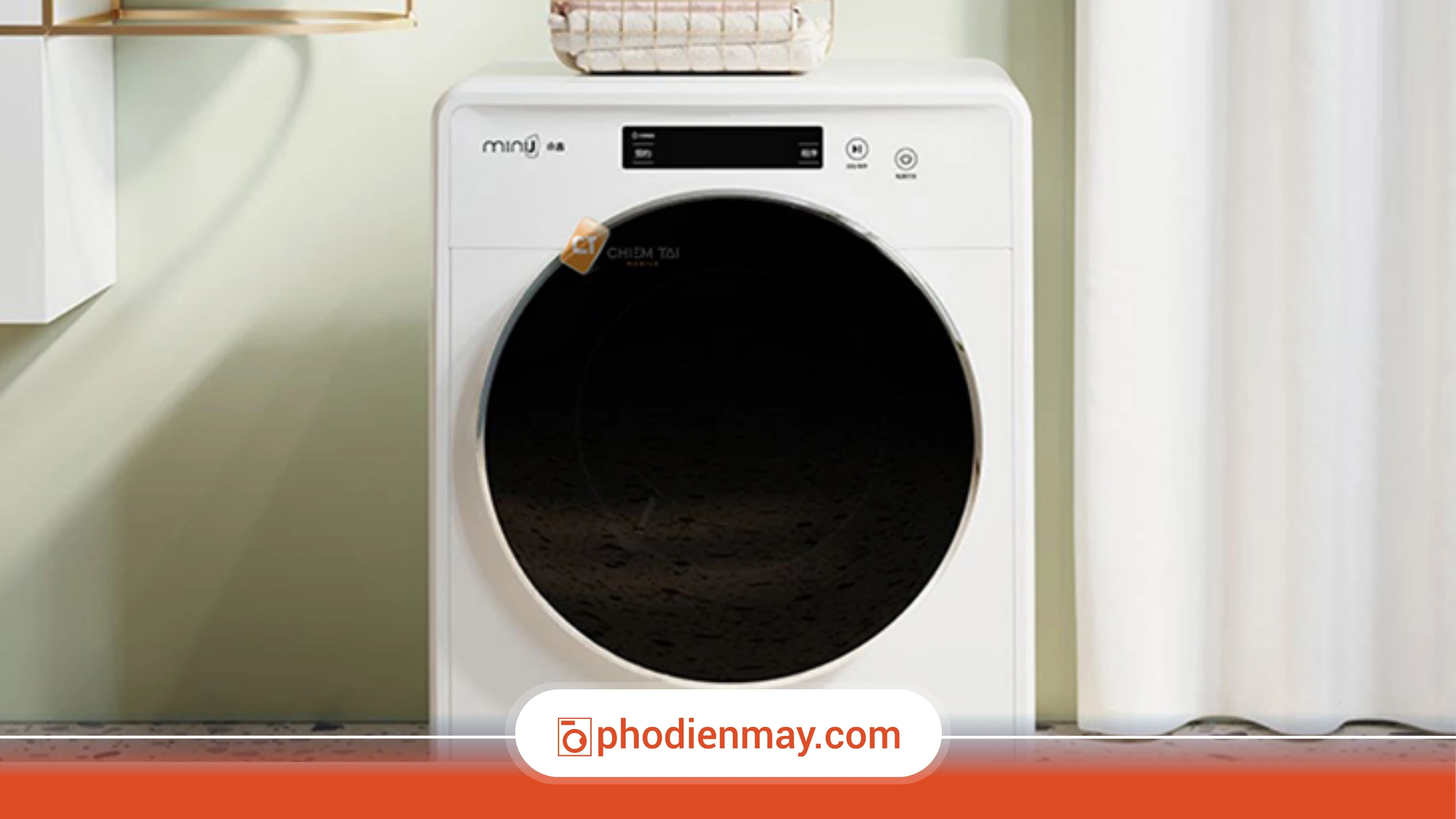 Máy giặt mini cho người độc thân – giải pháp tối ưu cho không gian nhỏ