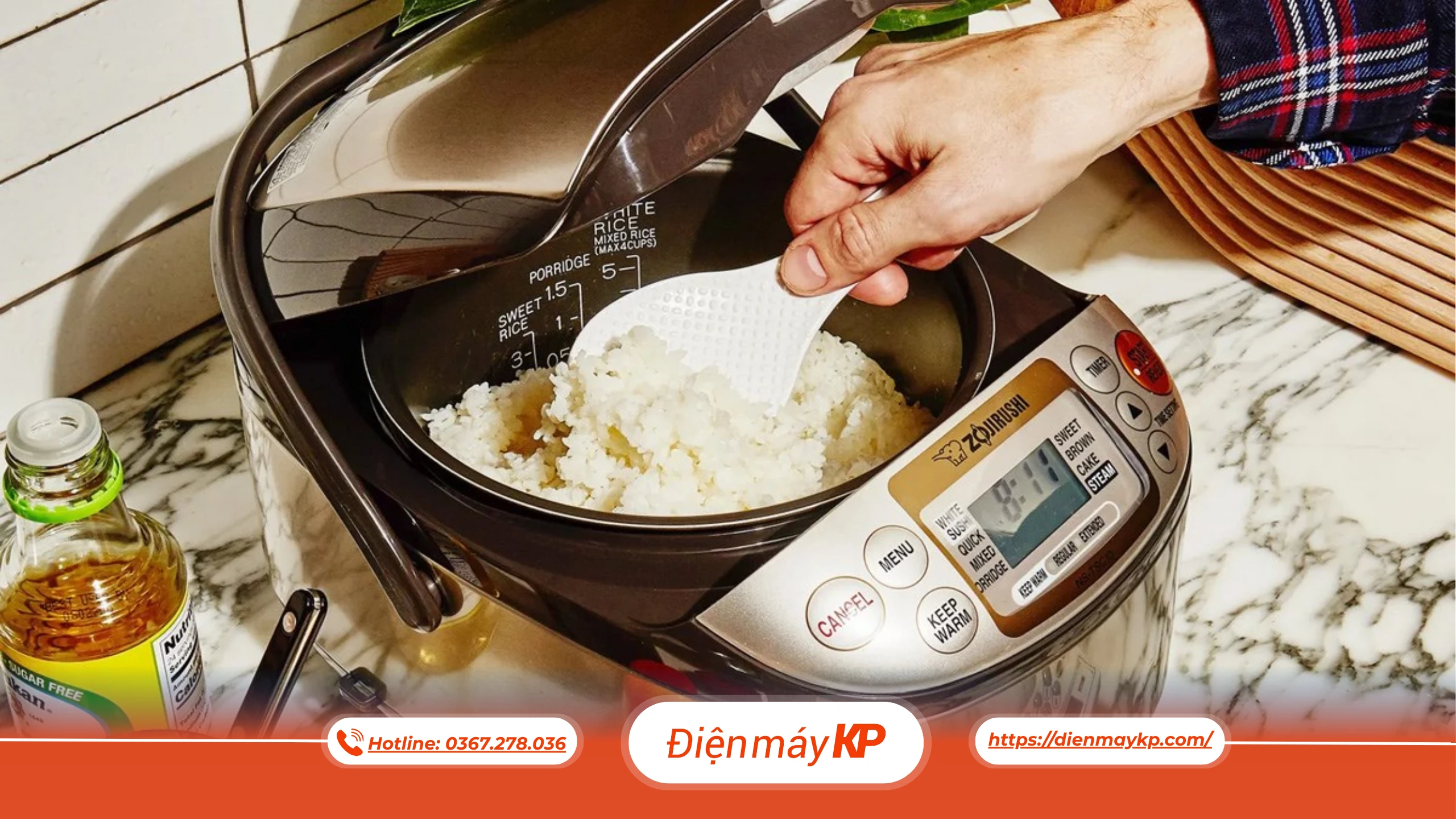 Nồi cơm điện không chuyển sang chế độ giữ ấm.