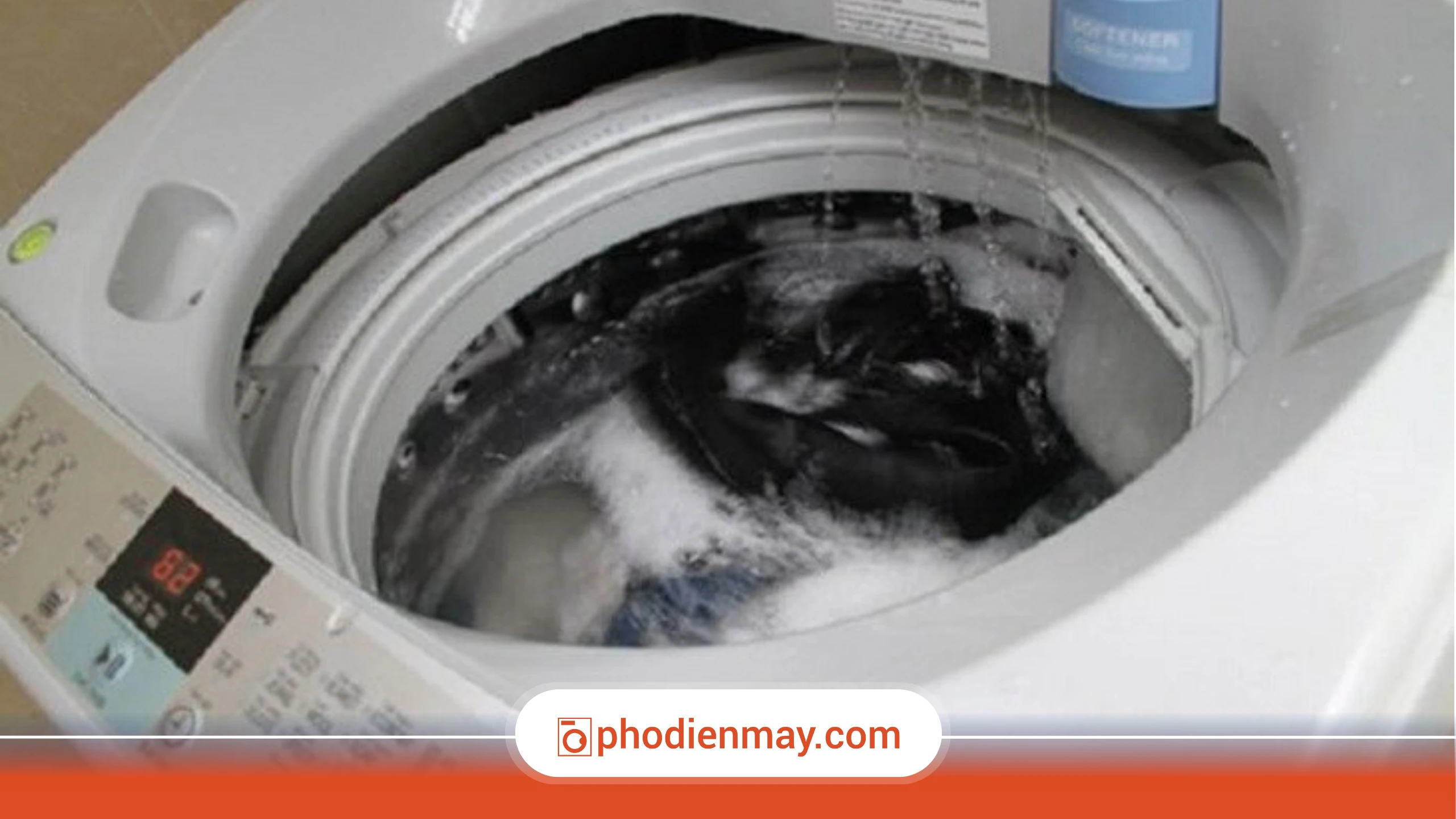 Nguồn nước cấp cho máy giặt bị yếu hoặc bị khóa