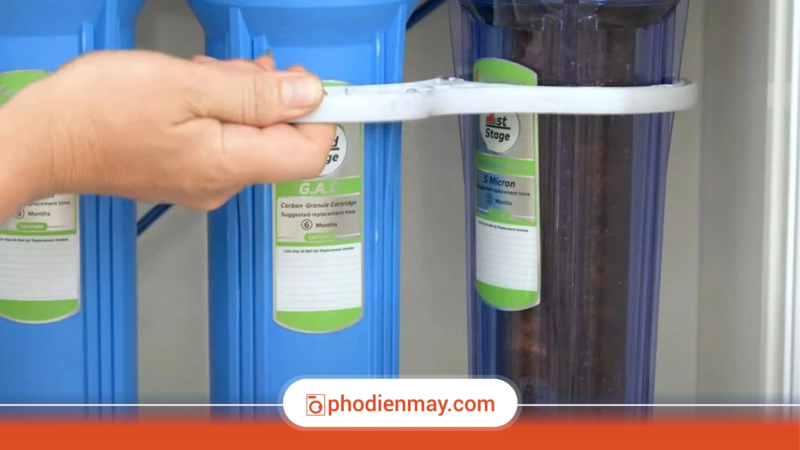 Chuẩn bị trước khi tự thay lõi lọc nước tại nhà