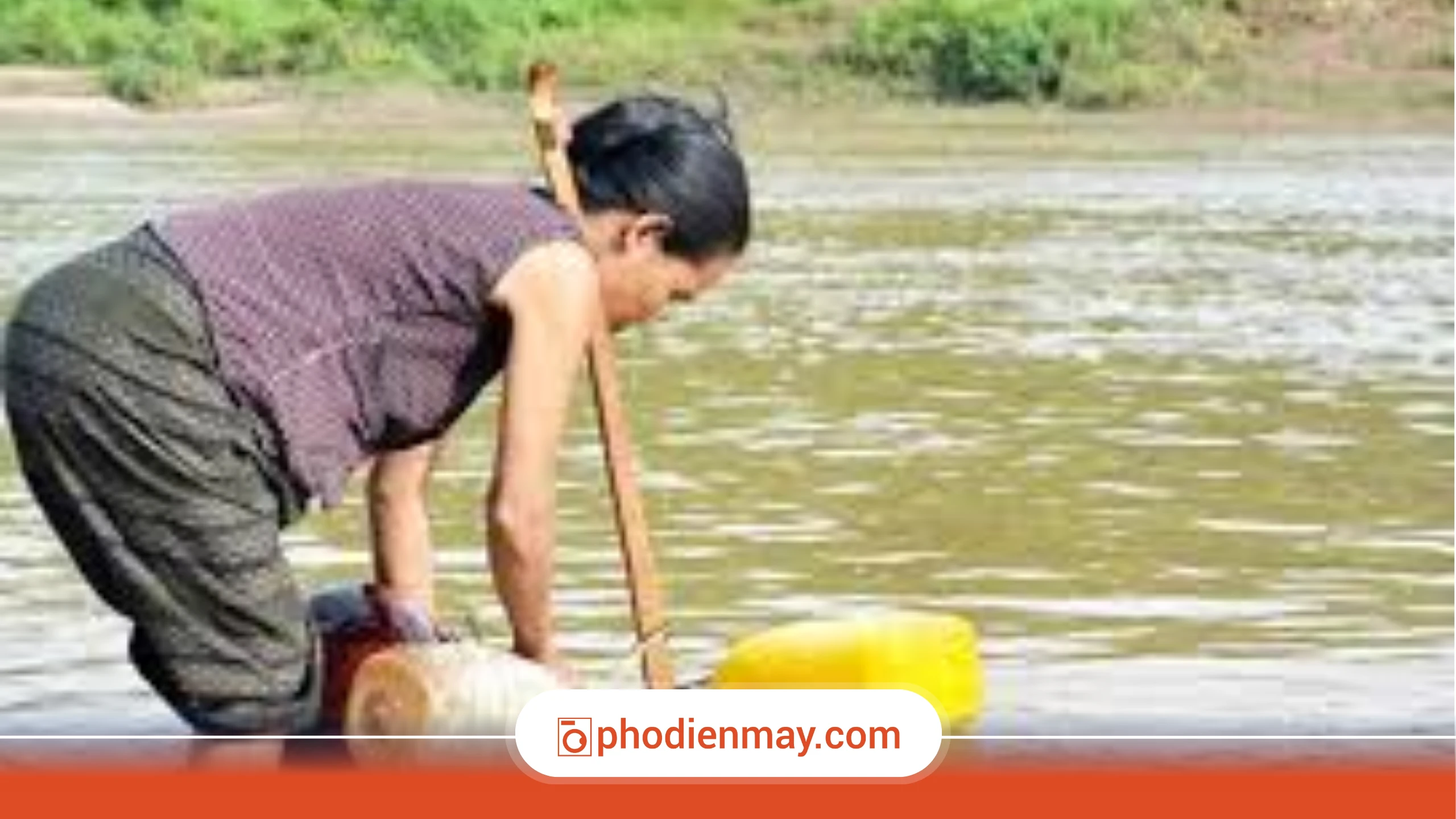 Xác định nguồn nước gia đình đang sử dụng