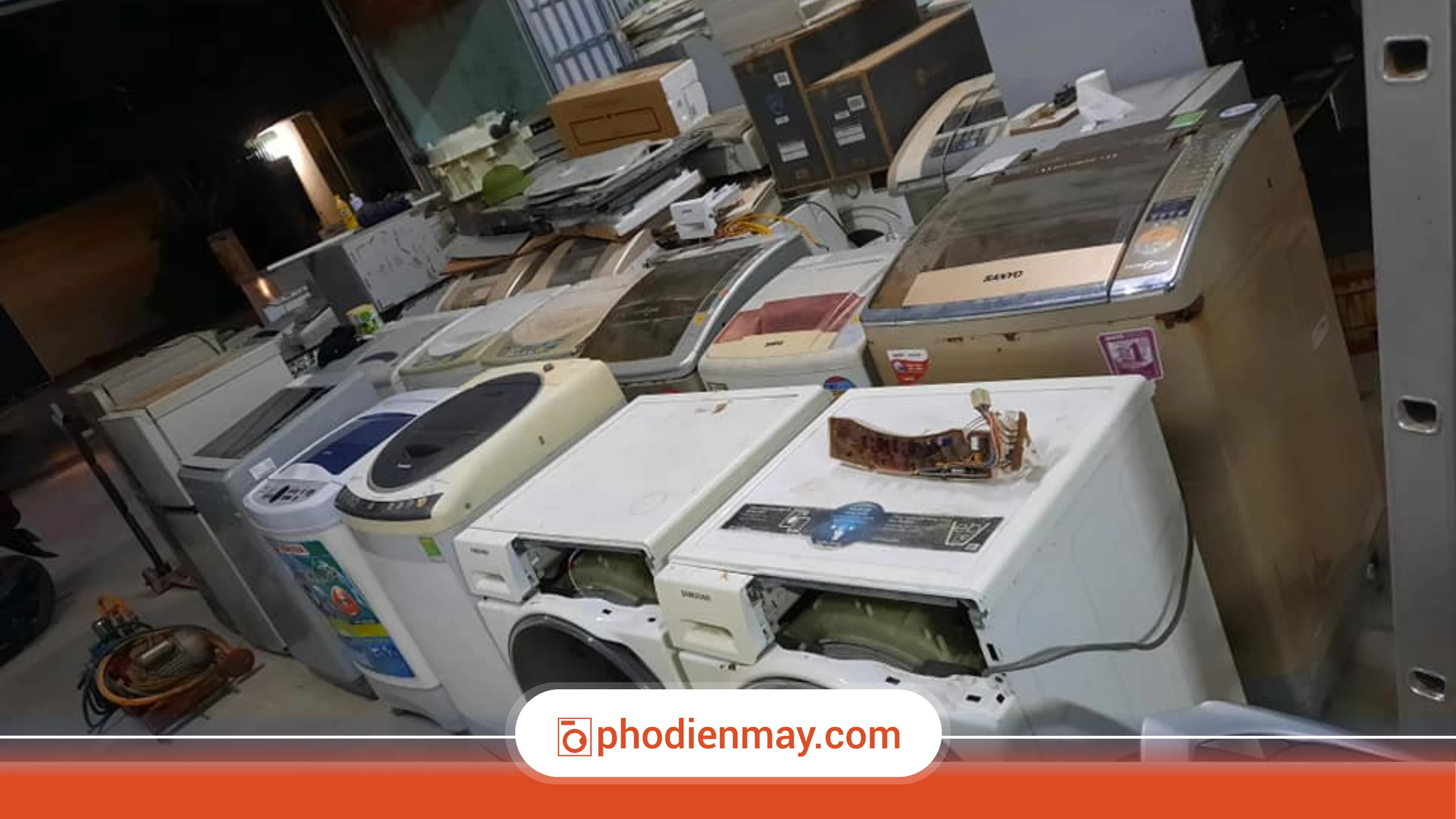 Máy giặt xuống cấp tiềm ẩn nguy cơ mất an toàn