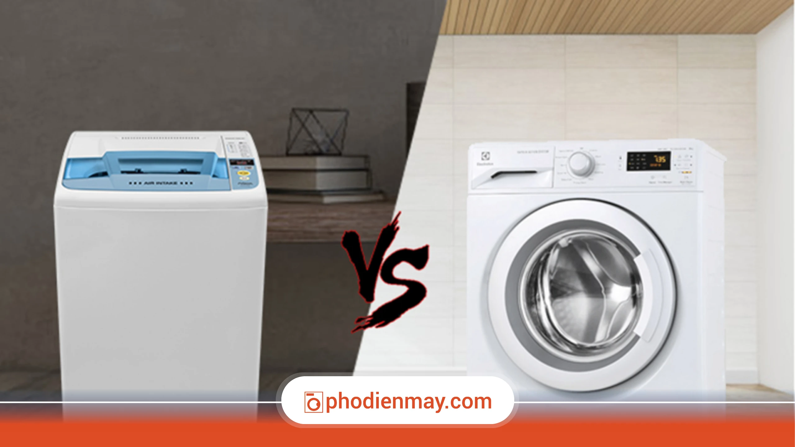 Máy giặt lồng ngang vs lồng đứng – Khác gì nhau? So sánh chi tiết từ A–Z