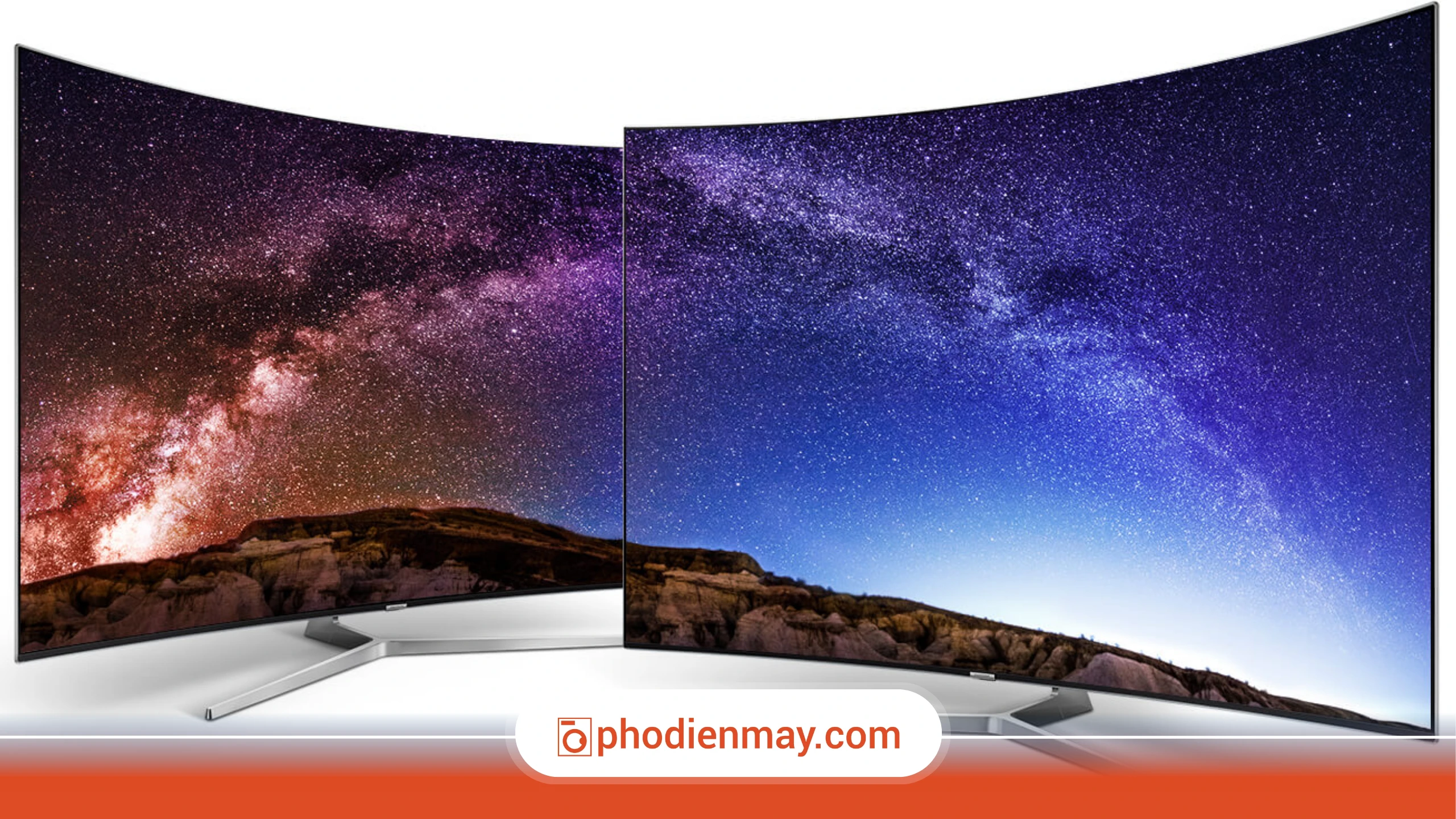 So sánh tivi màn hình phẳng và màn hình cong chi tiết