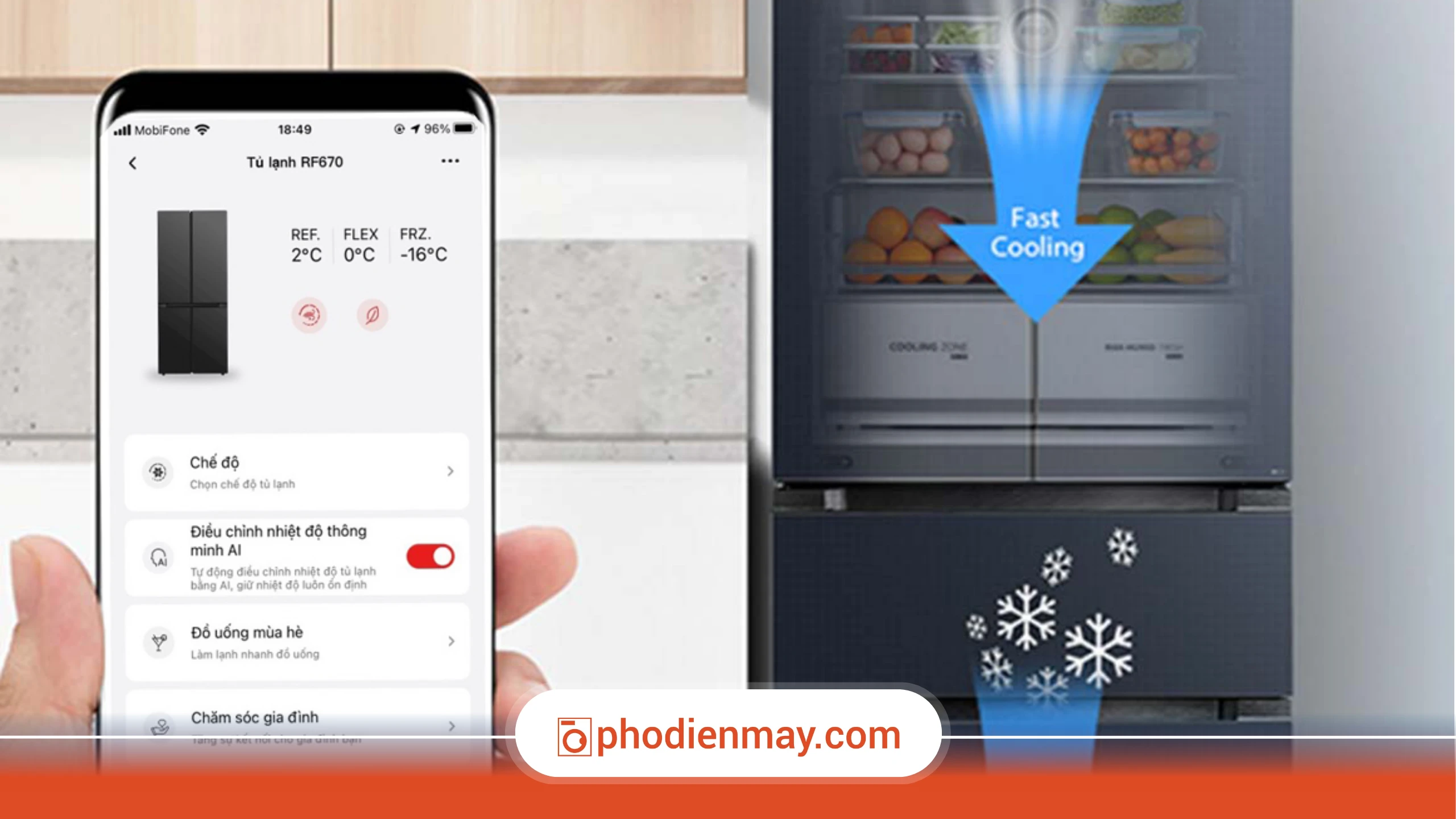 Thiết kế tủ lạnh ngày càng tiện lợi và hiện đại