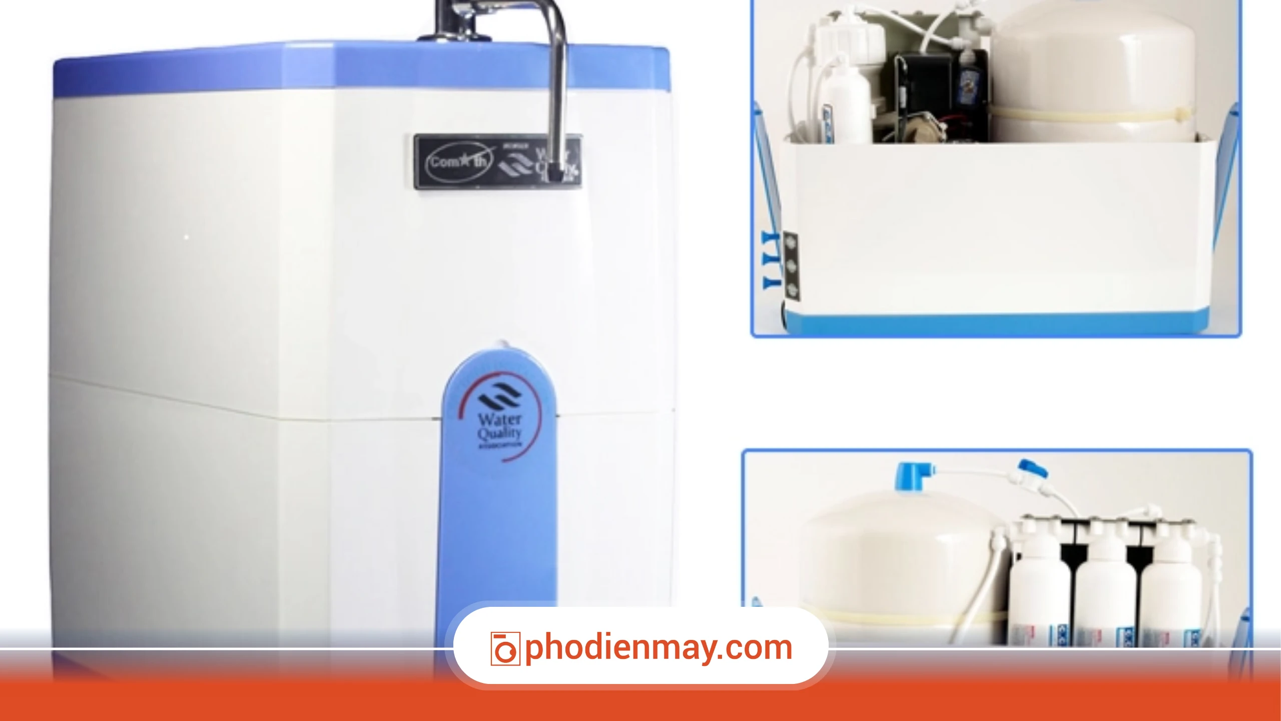 So sánh máy lọc nước để bàn và âm tủ