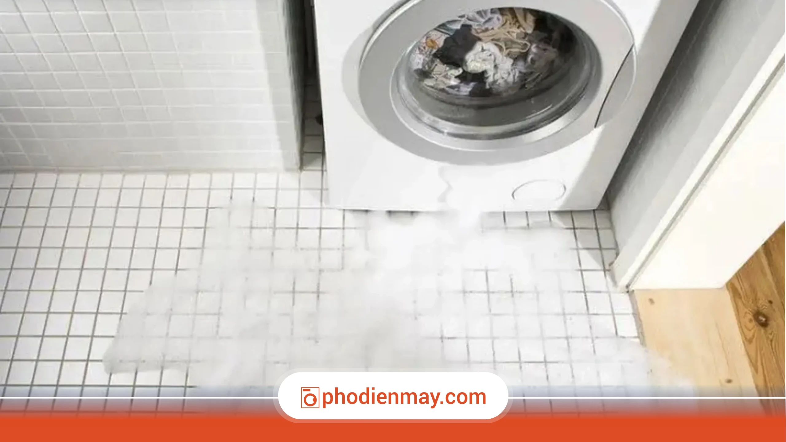 Máy giặt bị tràn nước – Cách xử lý an toàn