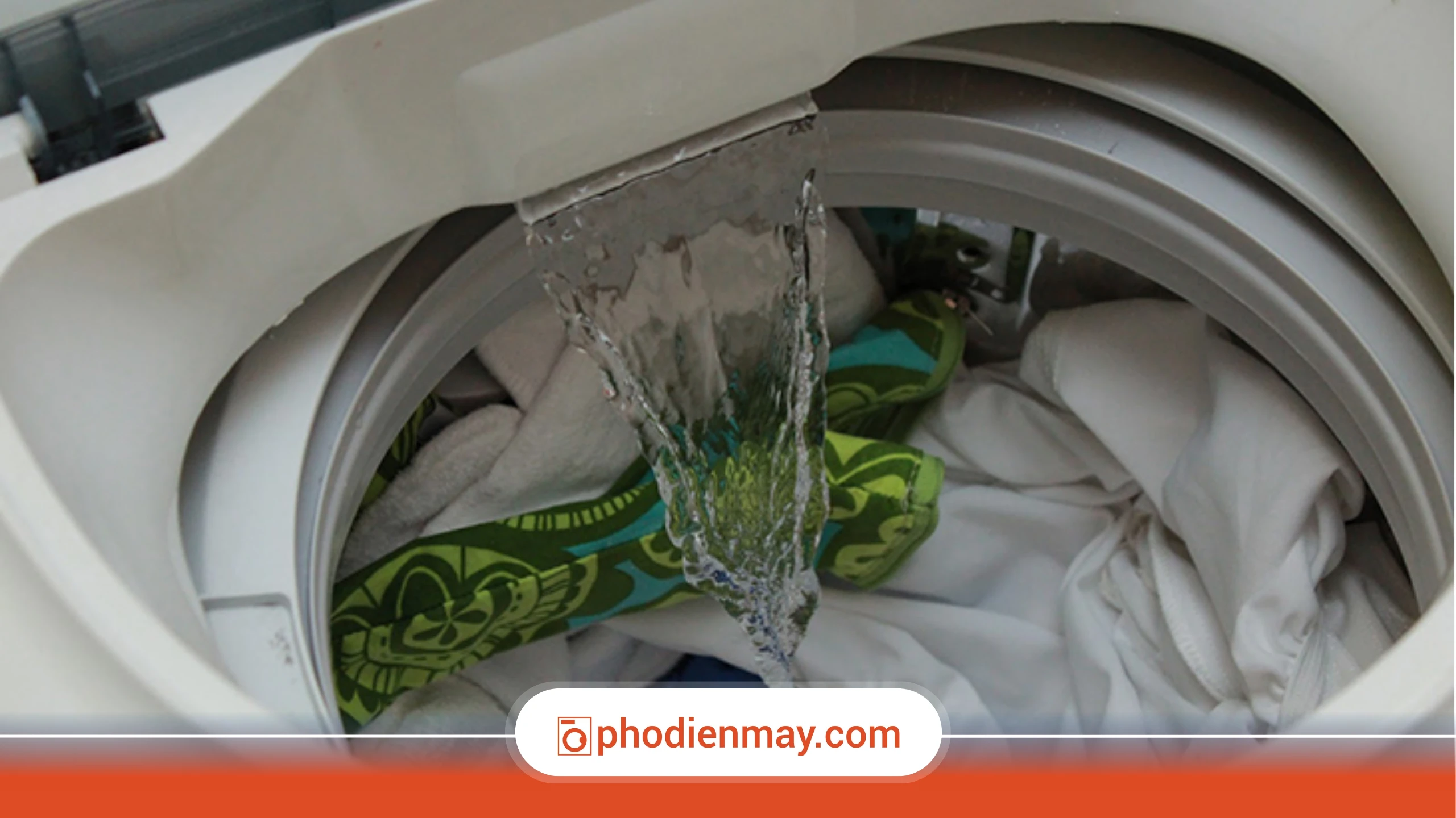 Ống xả nước bị tắc hoặc đặt sai vị trí