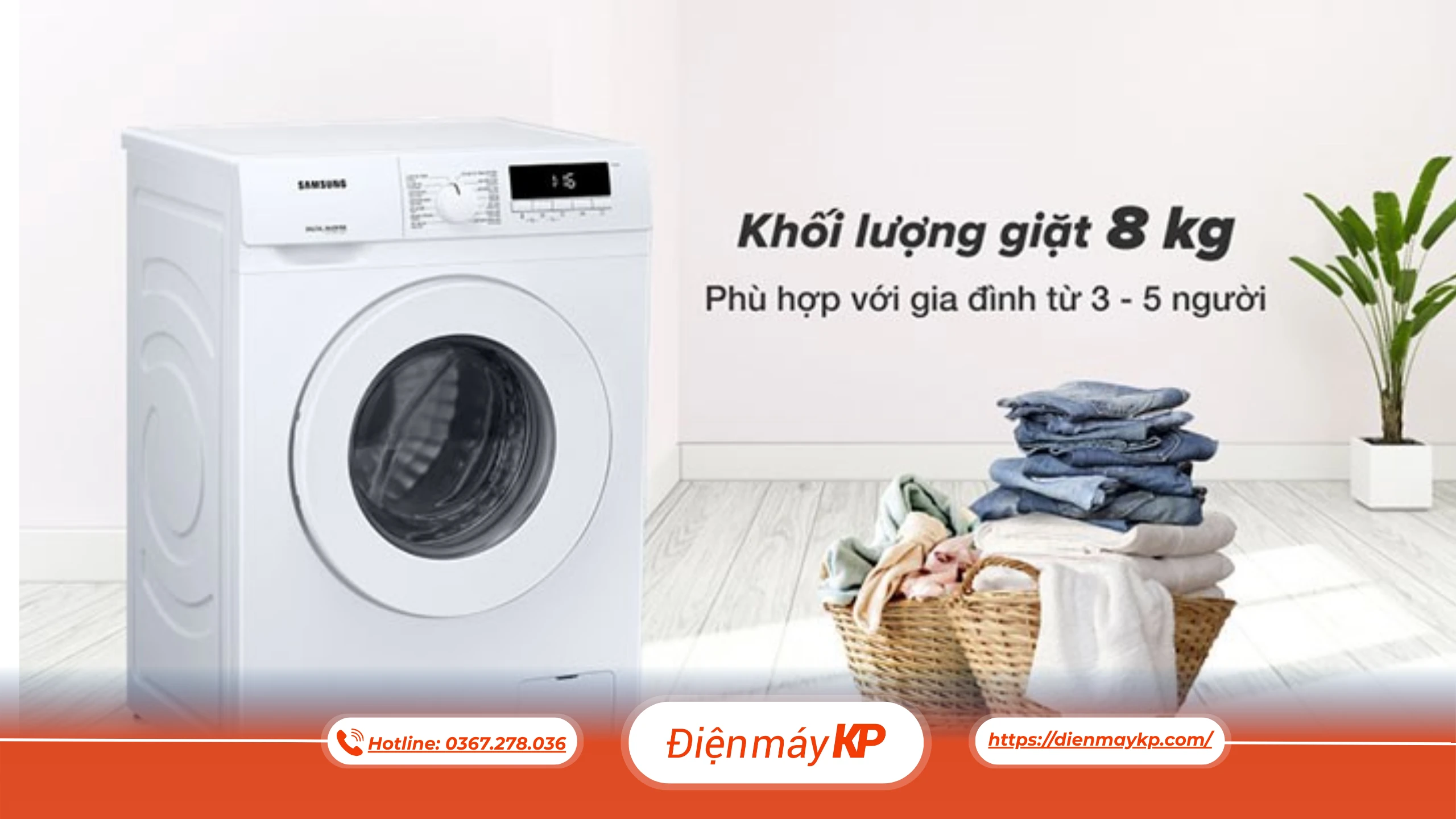 Máy giặt bao nhiêu kg phù hợp với gia đình 4 người?