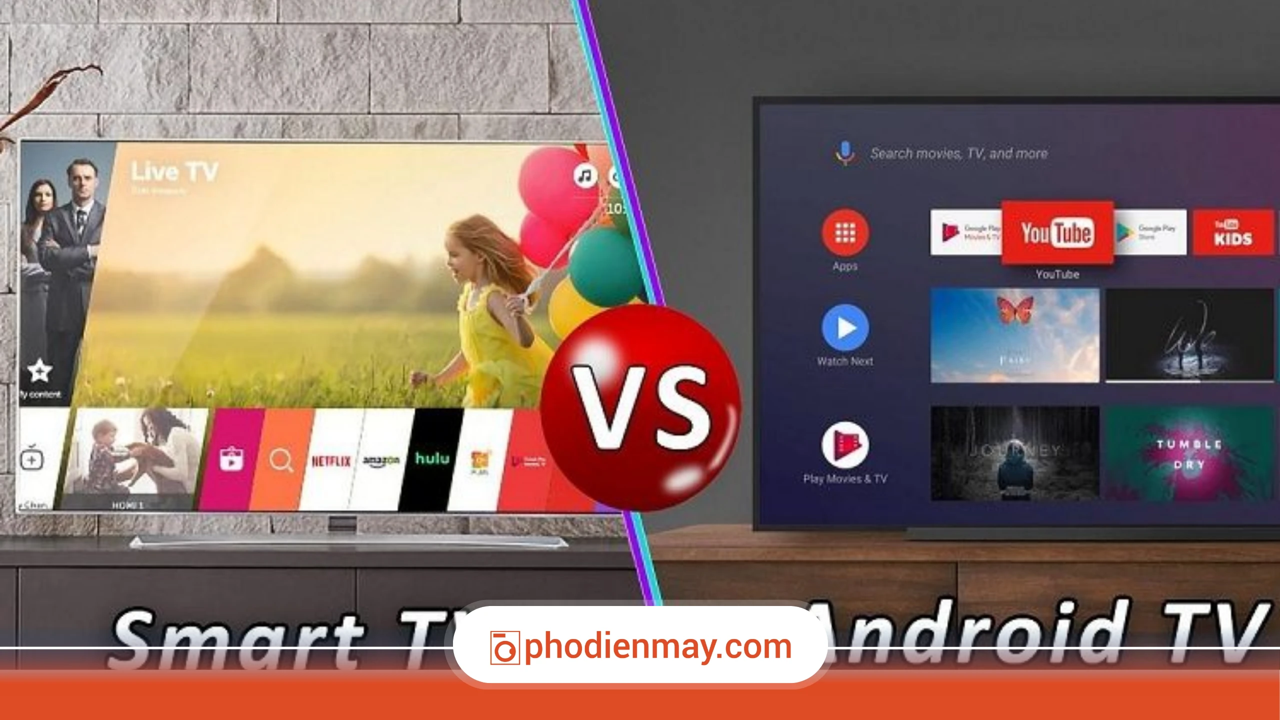 Sự khác biệt giữa Smart TV và Android TV – Đâu là lựa chọn phù hợp cho bạn?
