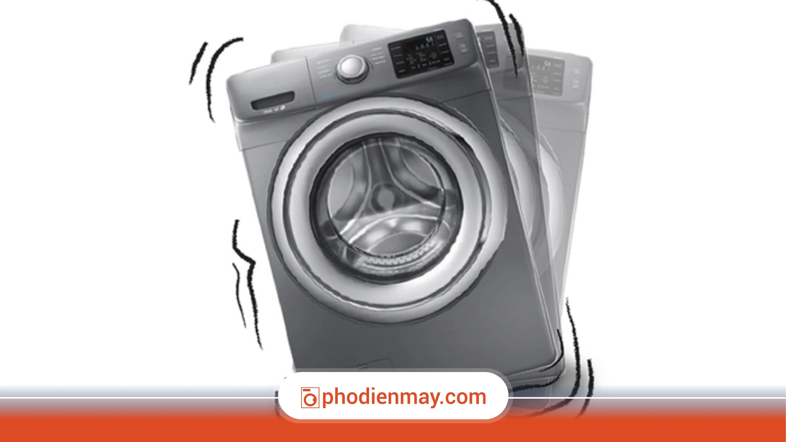 Máy giặt rung lắc mạnh – Cách khắc phục hiệu quả tại nhà ai cũng làm được