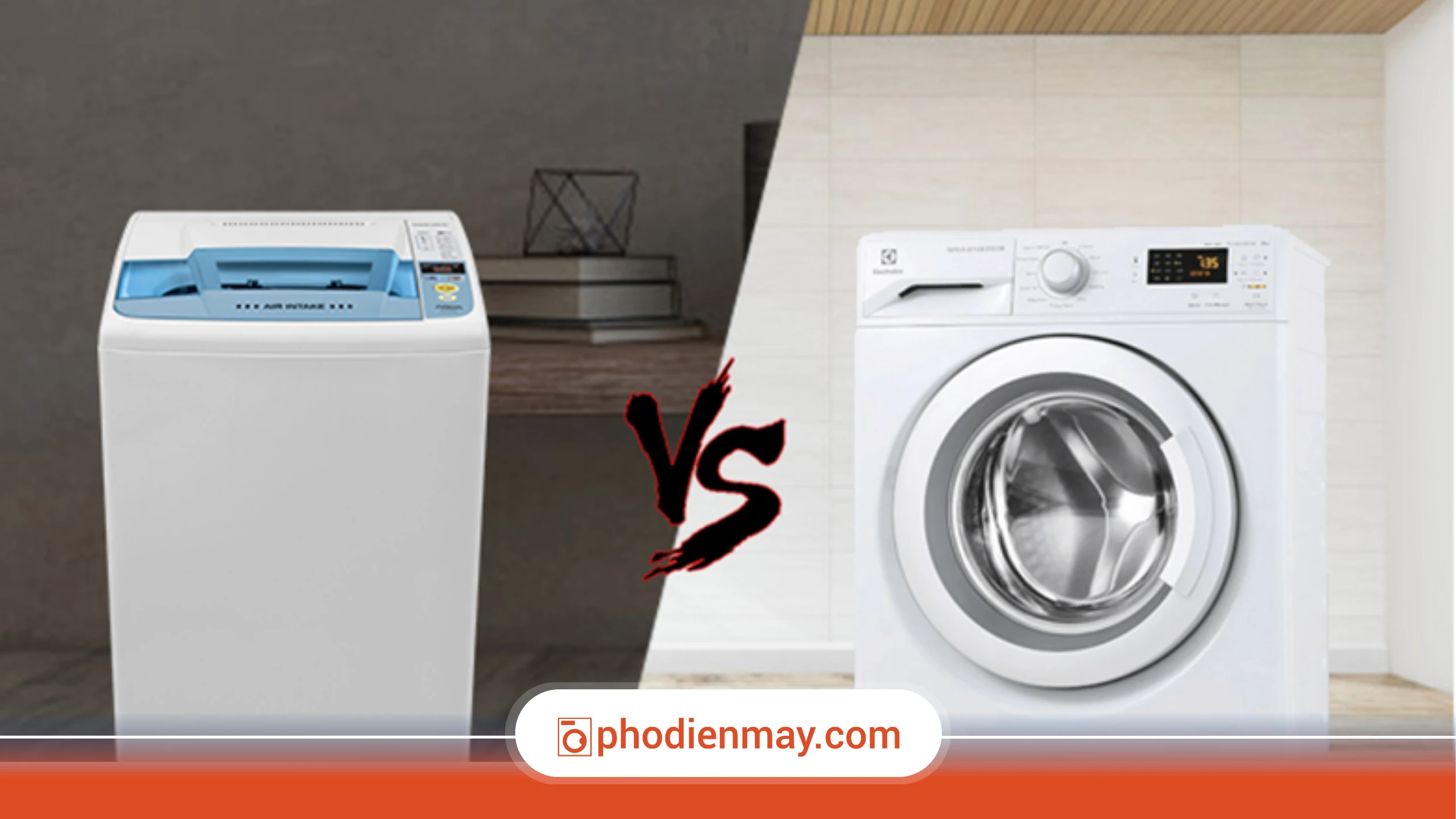 Máy giặt lồng đứng và lồng ngang khác nhau thế nào? Nên chọn loại nào?