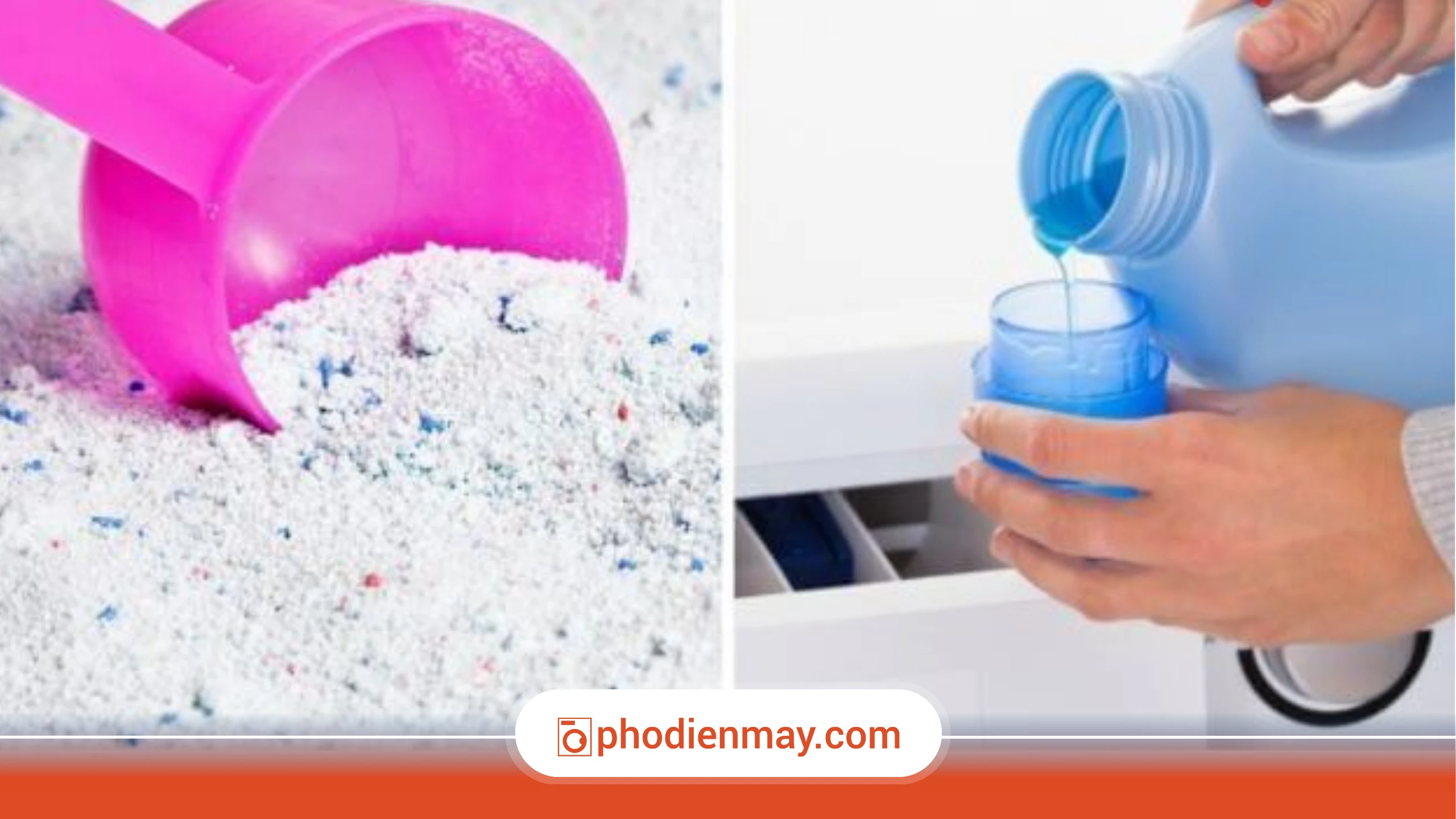 Dùng nước giặt hay bột giặt tốt hơn cho máy giặt?