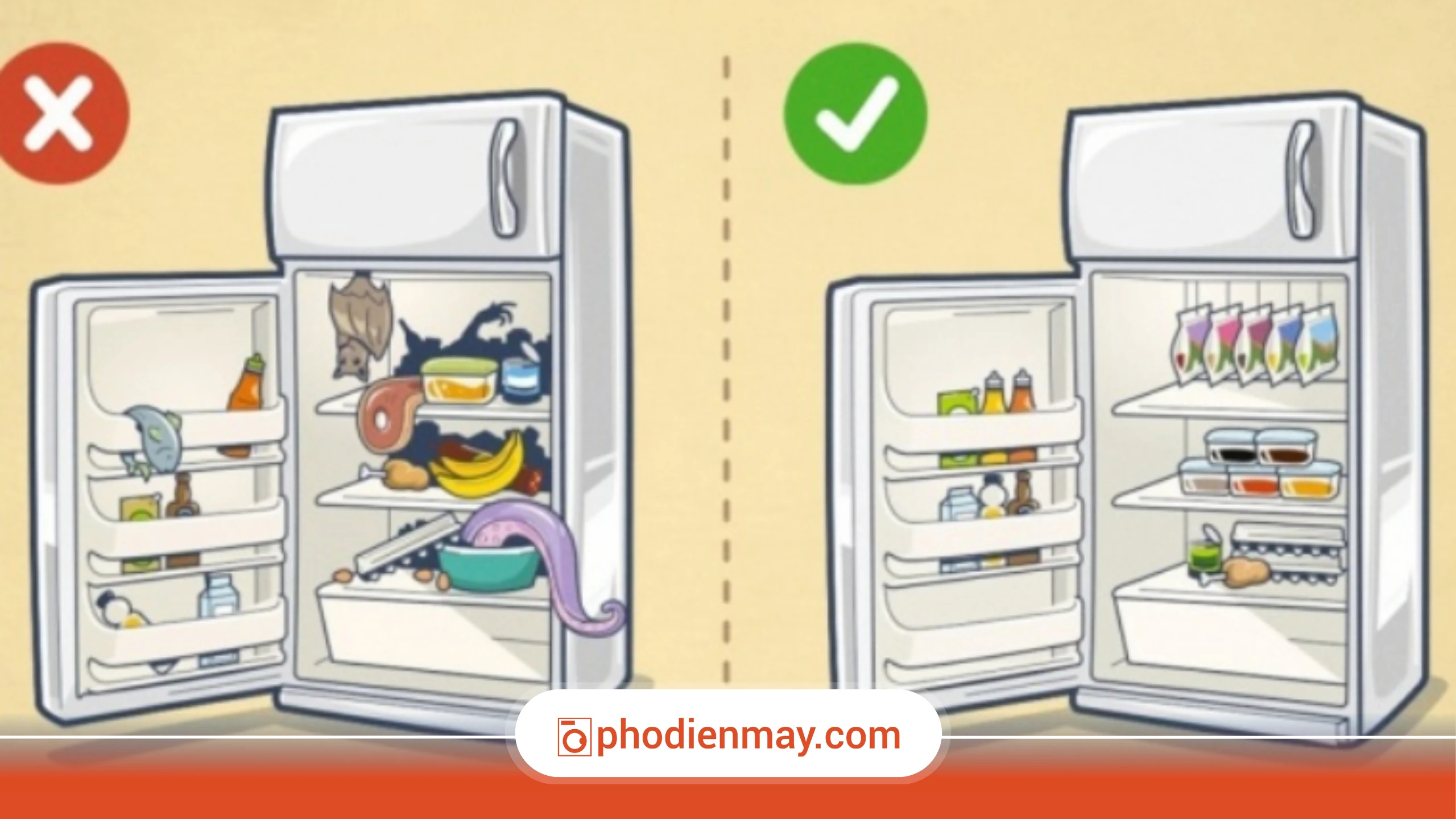 7 sai lầm khi sử dụng tủ lạnh khiến hóa đơn tiền điện tăng vọt