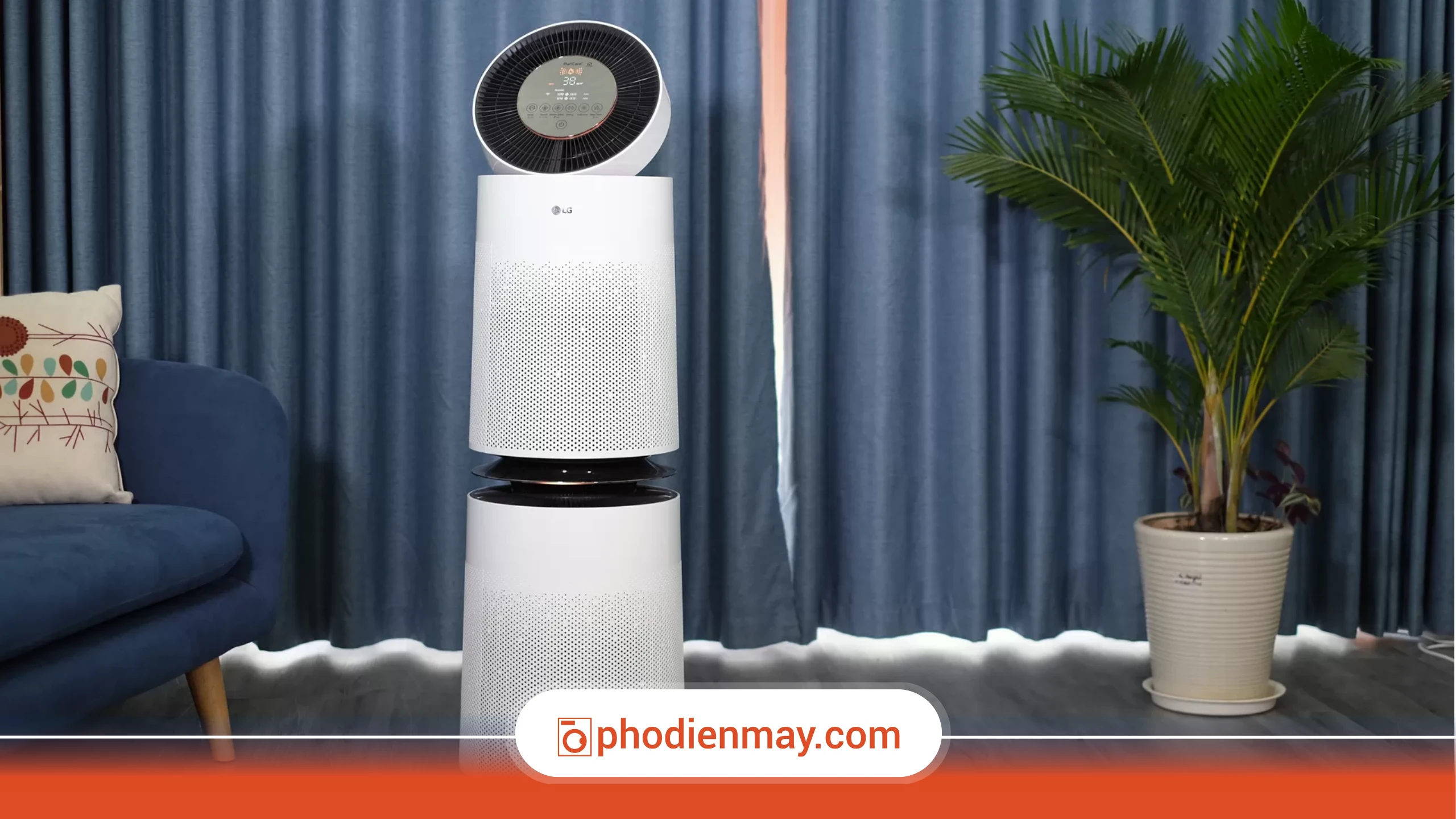 máy lọc không khí, lợi ích máy lọc không khí, bảo vệ hô hấp, Phố Điện Máy
