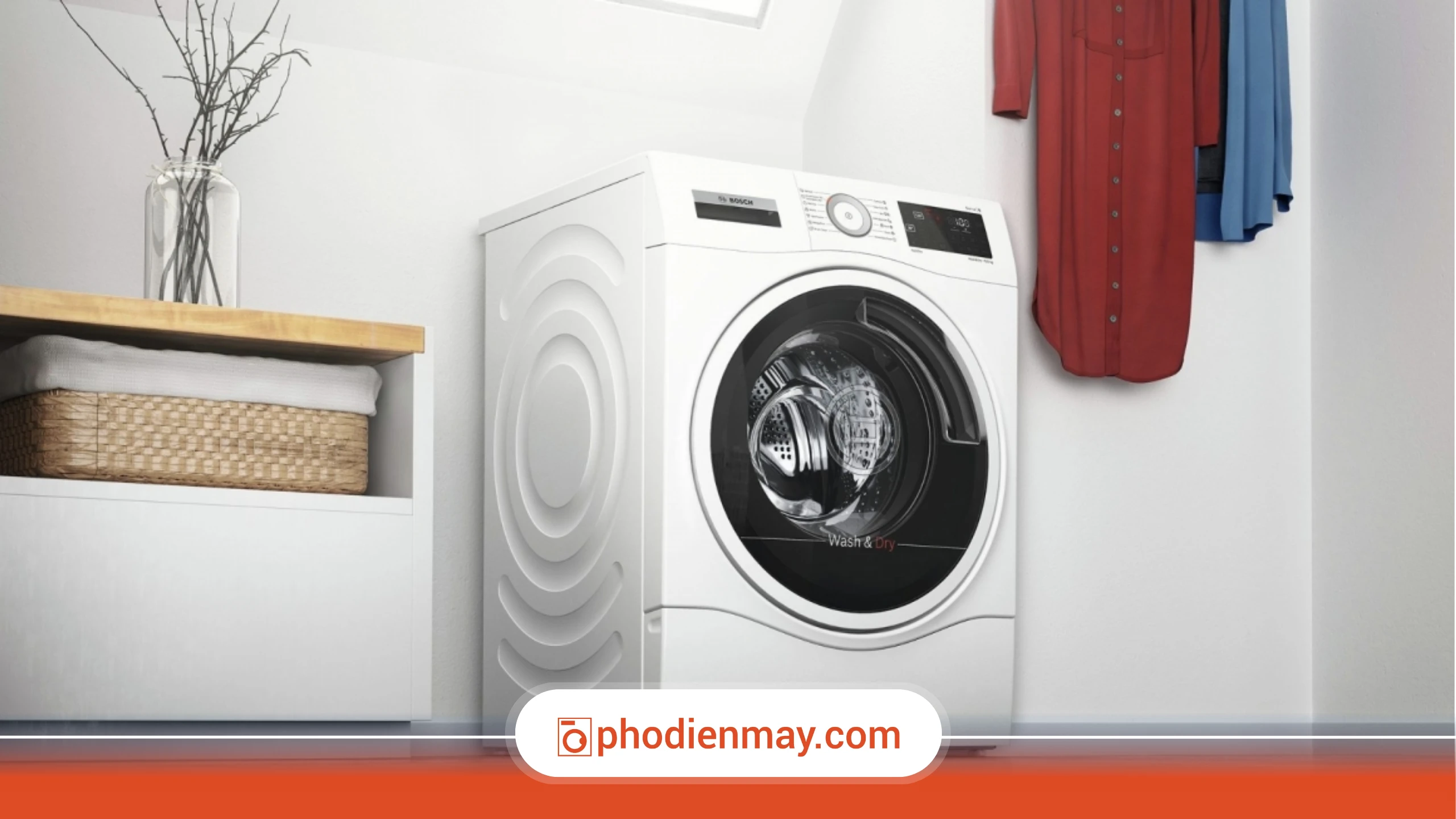 5 lý do nhà nhỏ nên dùng máy giặt kết hợp sấy