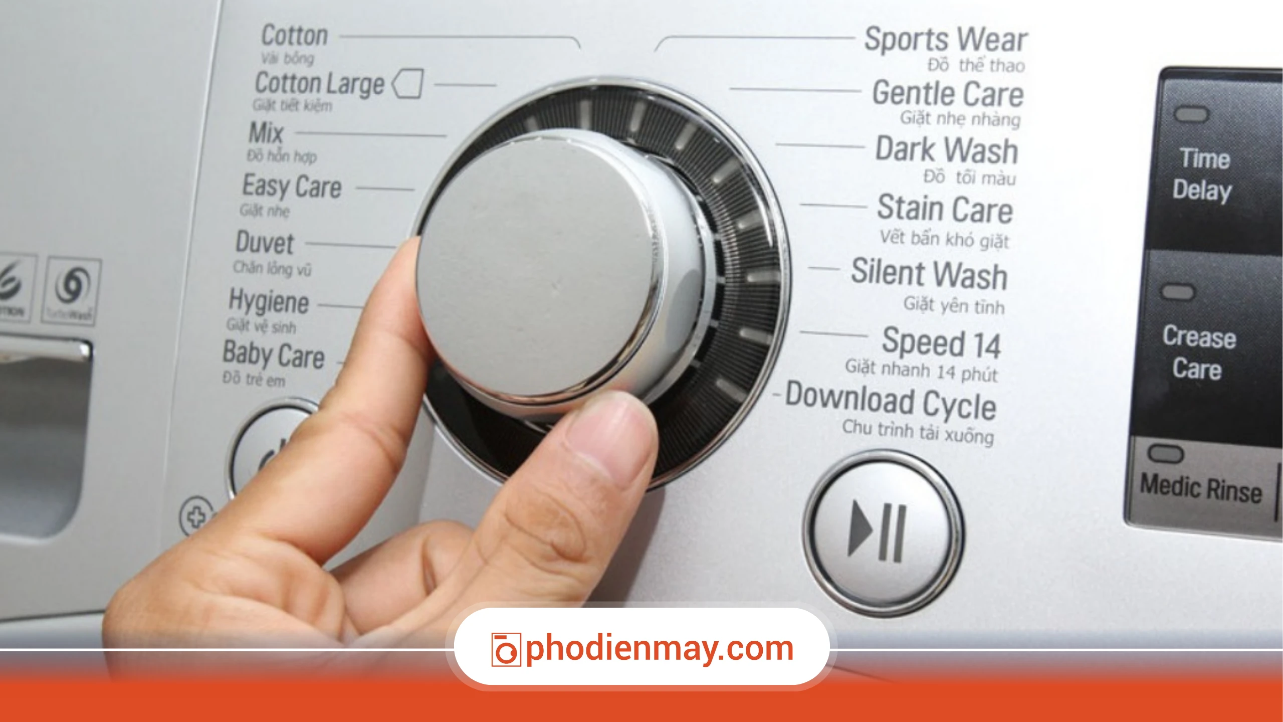 Chế độ giặt tiết kiệm (Eco)
