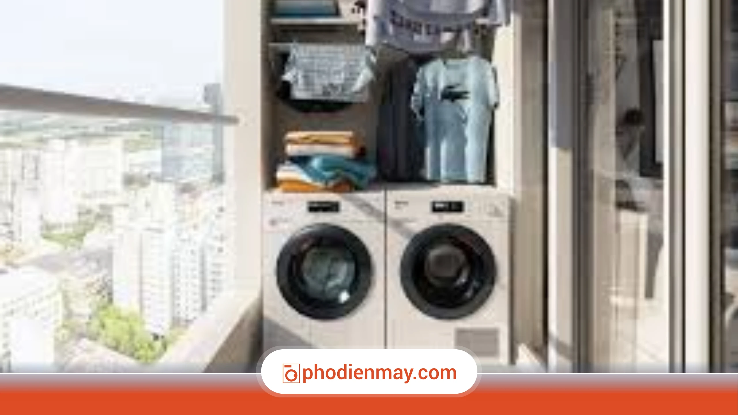 Chọn vị trí lắp đặt máy giặt phù hợp