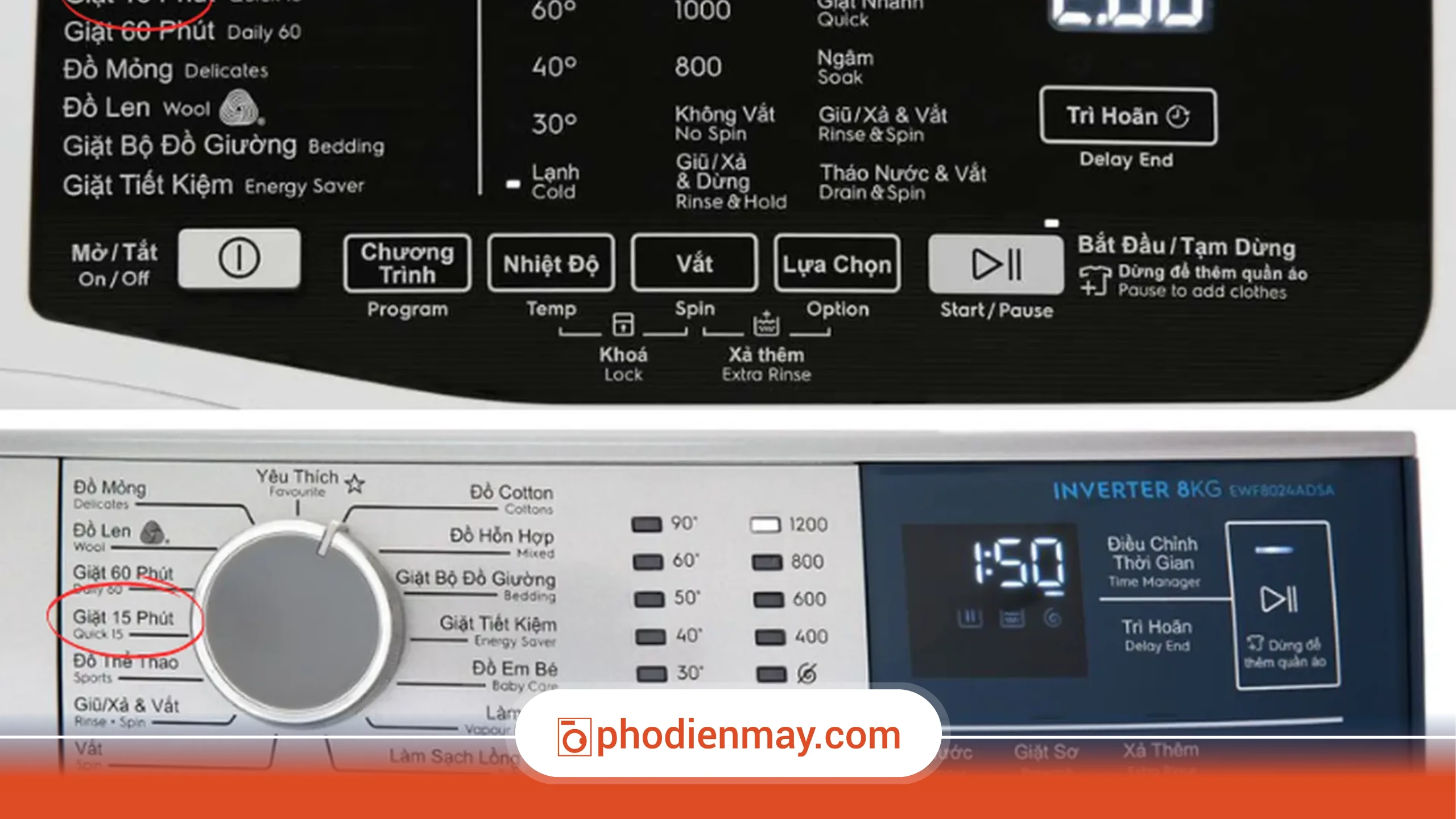 Máy giặt có chế độ giặt nhanh có thực sự hiệu quả?