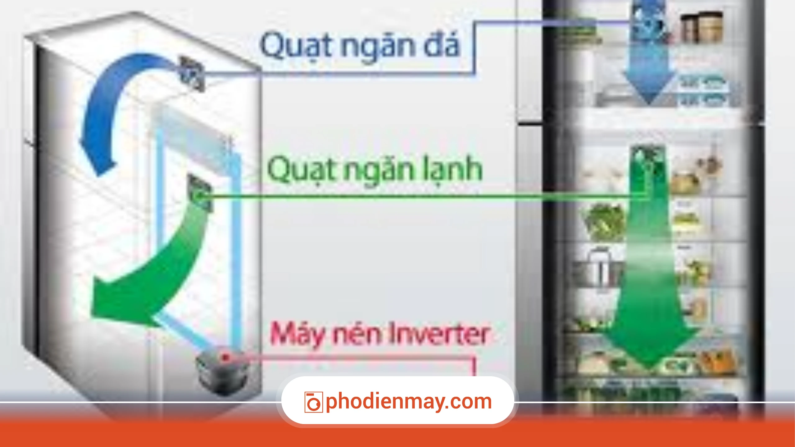 Nguyên lý hoạt động của tủ lạnh chi tiết