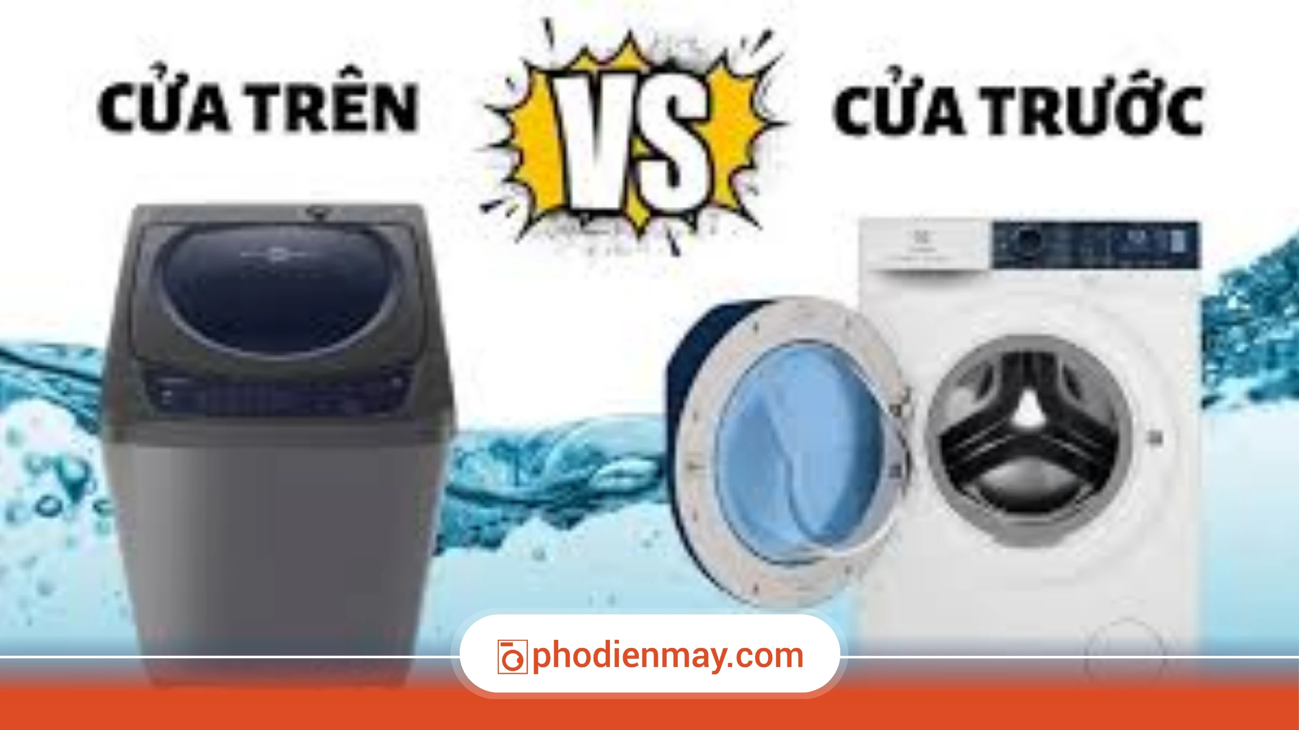 Máy giặt cửa trước là gì?